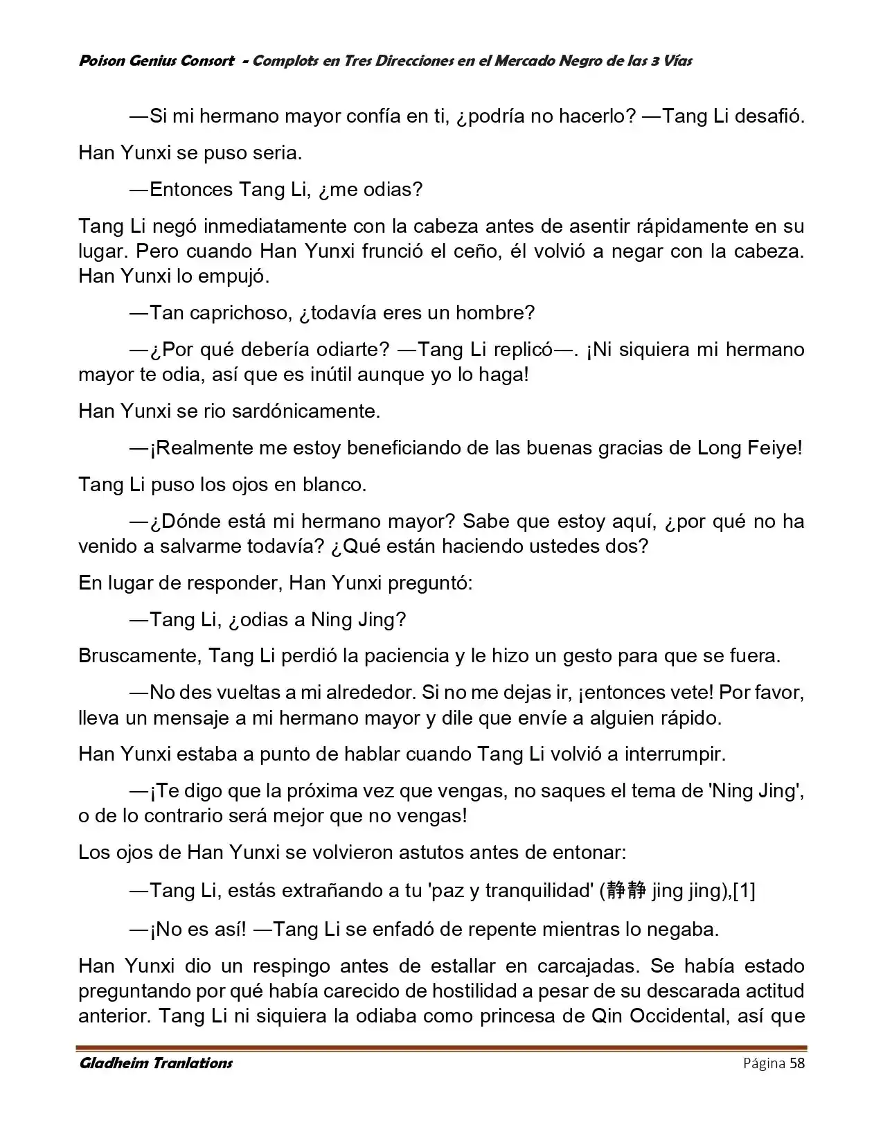 Poison Genious Consort (Novela) - Capítulo 405 - Página 58 - LectorTMOo