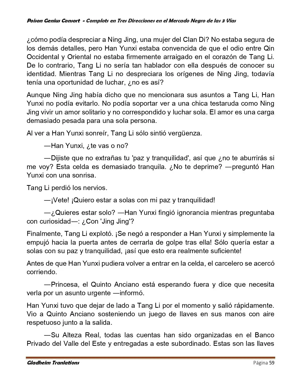 Poison Genious Consort (Novela) - Capítulo 405 - Página 59 - LectorTMOo