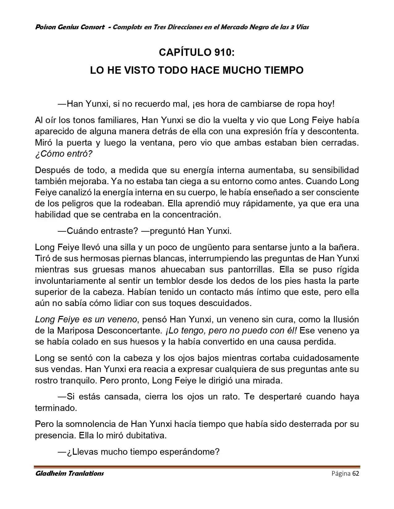 Poison Genious Consort (Novela) - Capítulo 405 - Página 62 - LectorTMOo