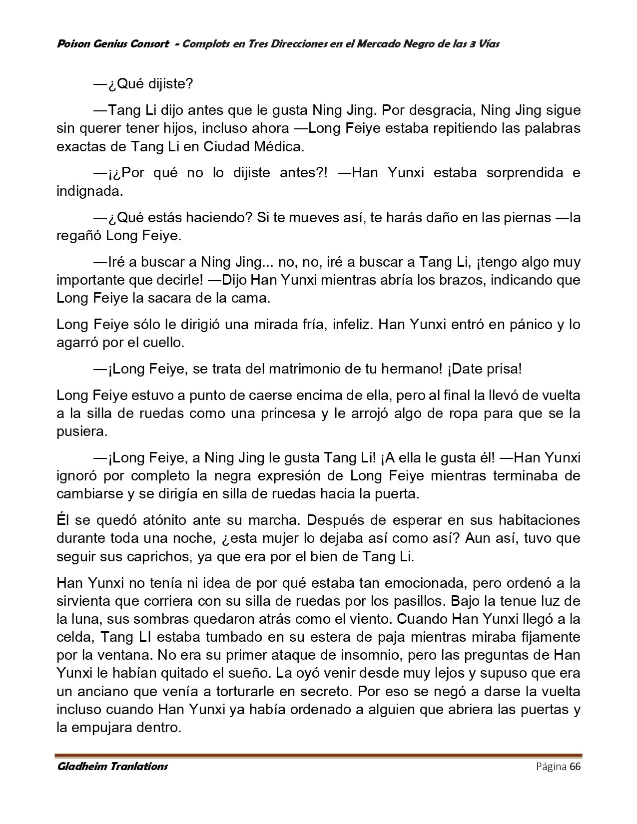 Poison Genious Consort (Novela) - Capítulo 405 - Página 66 - LectorTMOo