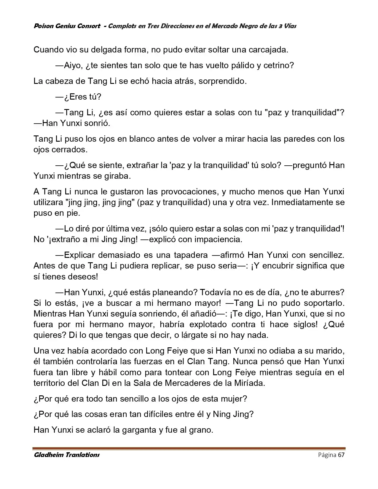 Poison Genious Consort (Novela) - Capítulo 405 - Página 67 - LectorTMOo