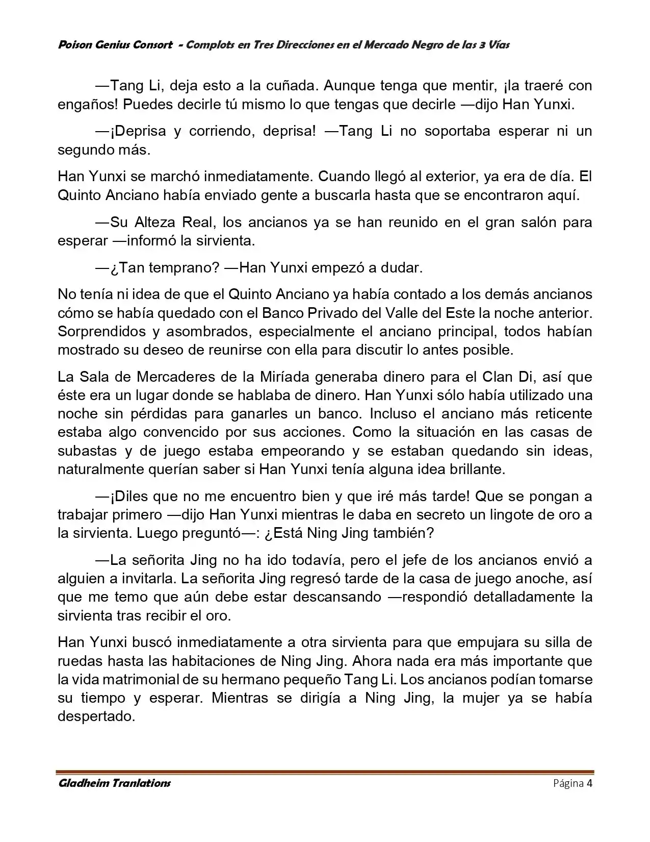 Poison Genious Consort (Novela) - Capítulo 406 - Página 4 - LectorTMOo