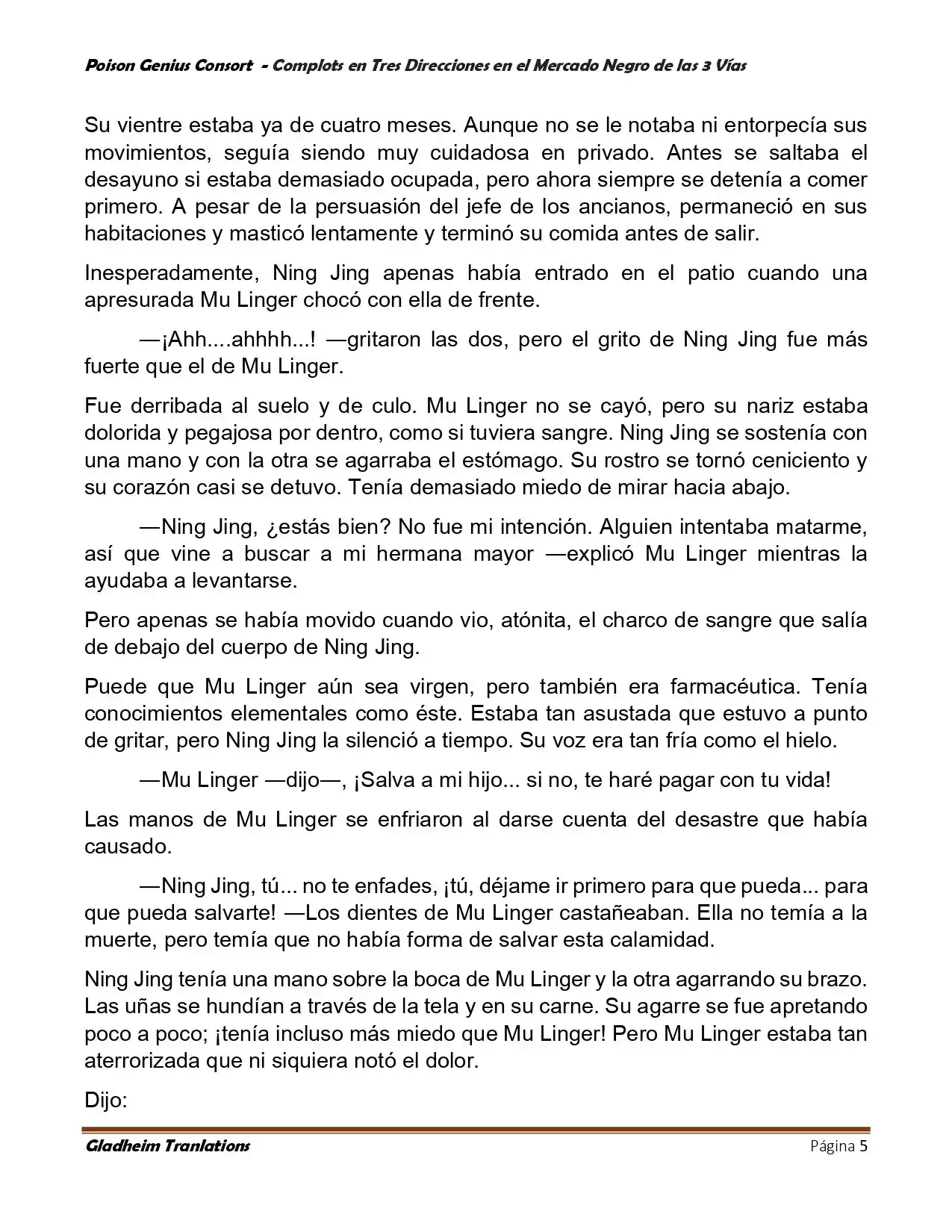 Poison Genious Consort (Novela) - Capítulo 406 - Página 5 - LectorTMOo
