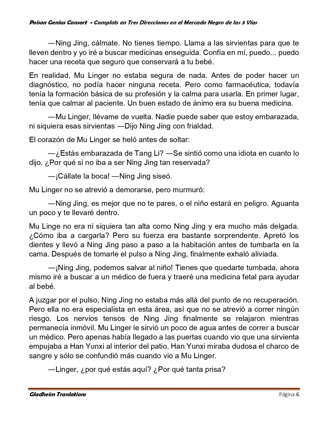 Poison Genious Consort (Novela) - Capítulo 406 - Página 6 - LectorTMOo