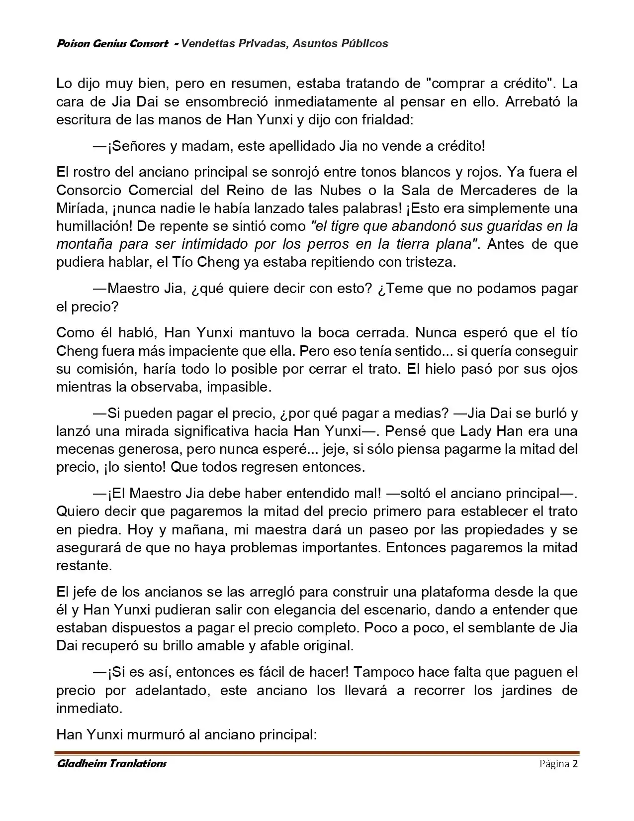Poison Genious Consort (Novela) - Capítulo 407 - Página 2 - LectorTMOo