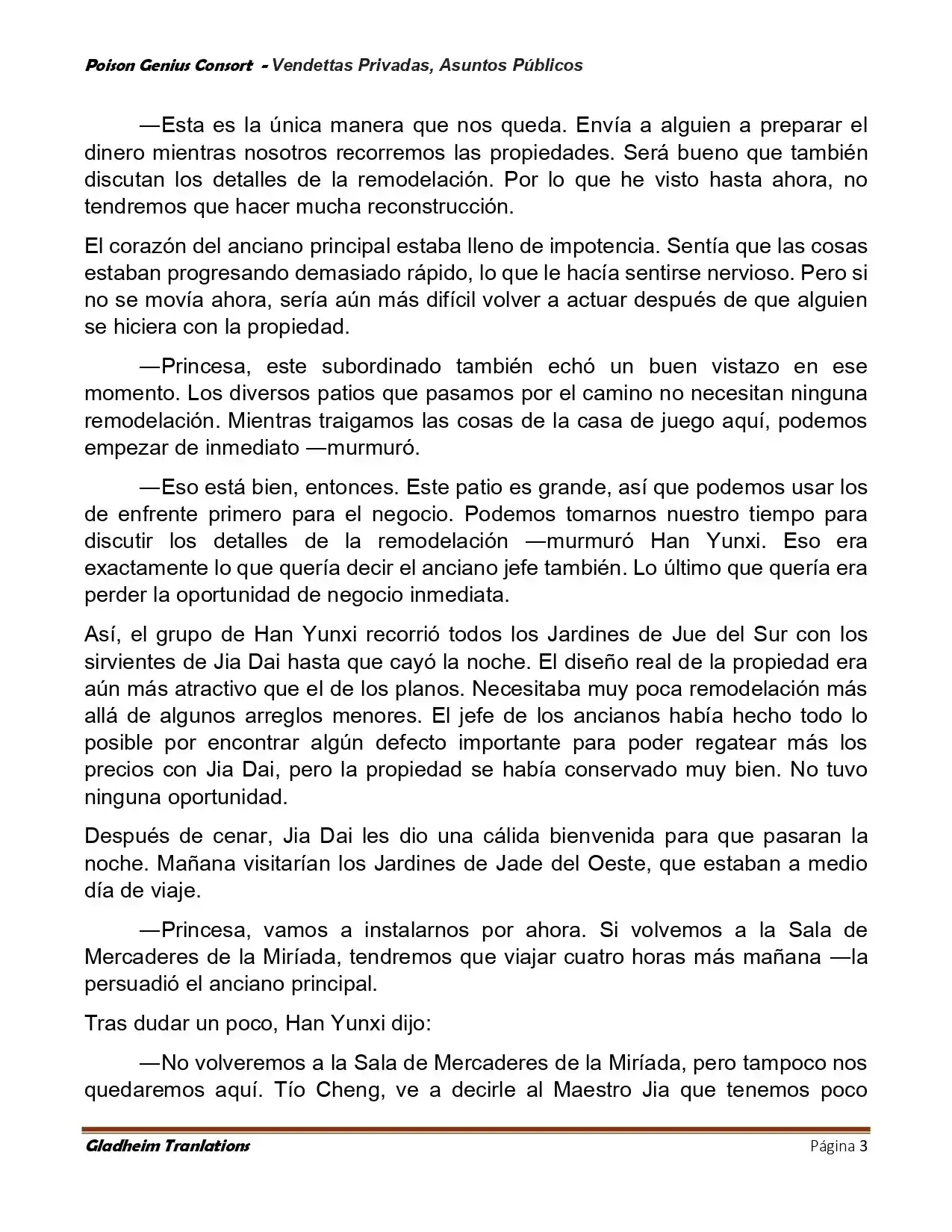 Poison Genious Consort (Novela) - Capítulo 407 - Página 3 - LectorTMOo