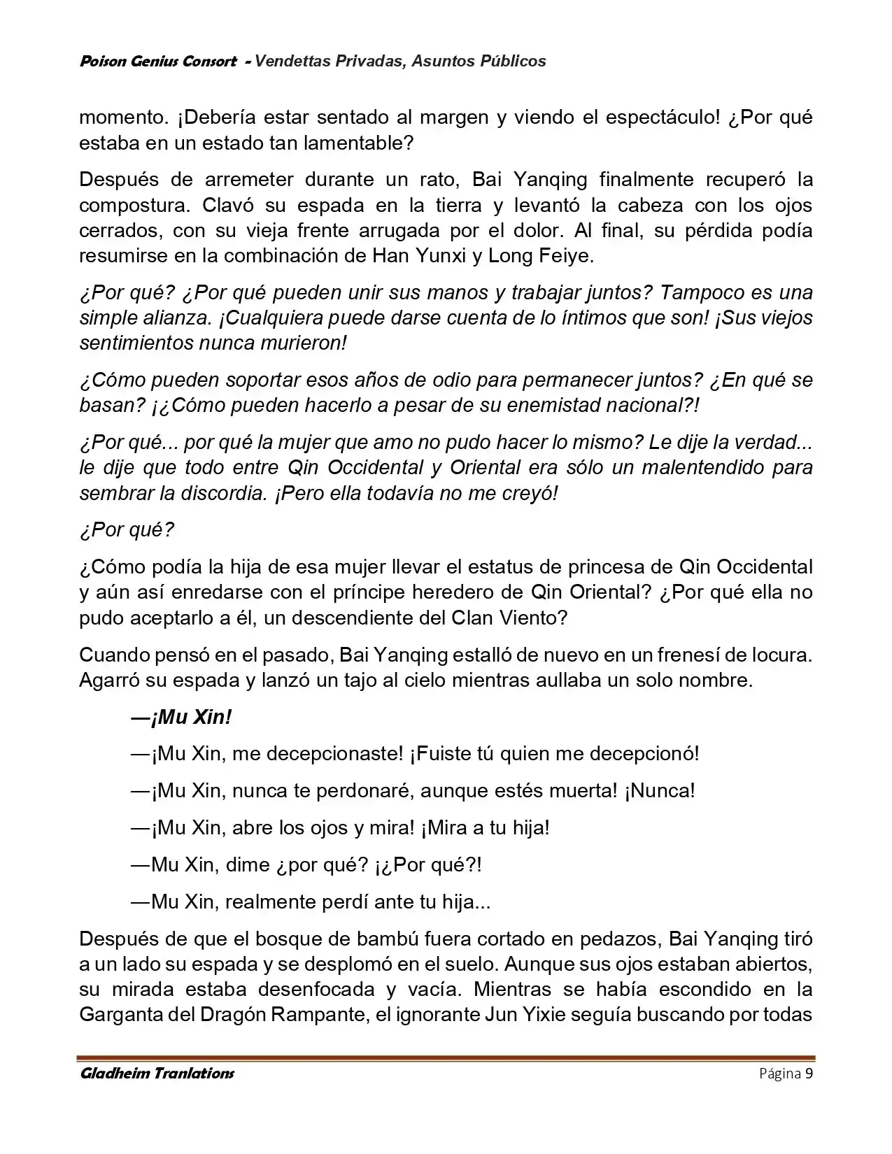 Poison Genious Consort (Novela) - Capítulo 407 - Página 9 - LectorTMOo