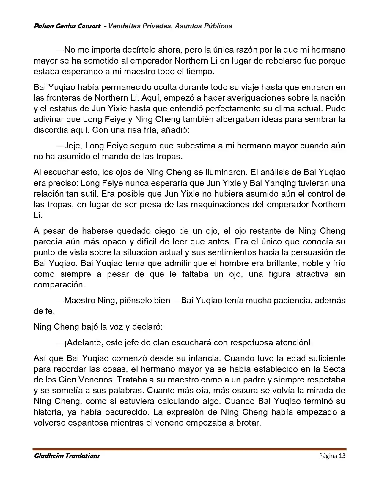 Poison Genious Consort (Novela) - Capítulo 407 - Página 13 - LectorTMOo