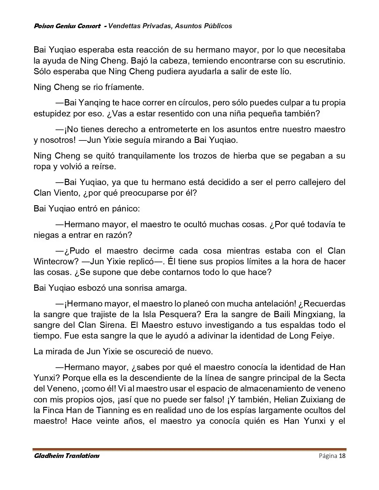 Poison Genious Consort (Novela) - Capítulo 407 - Página 18 - LectorTMOo