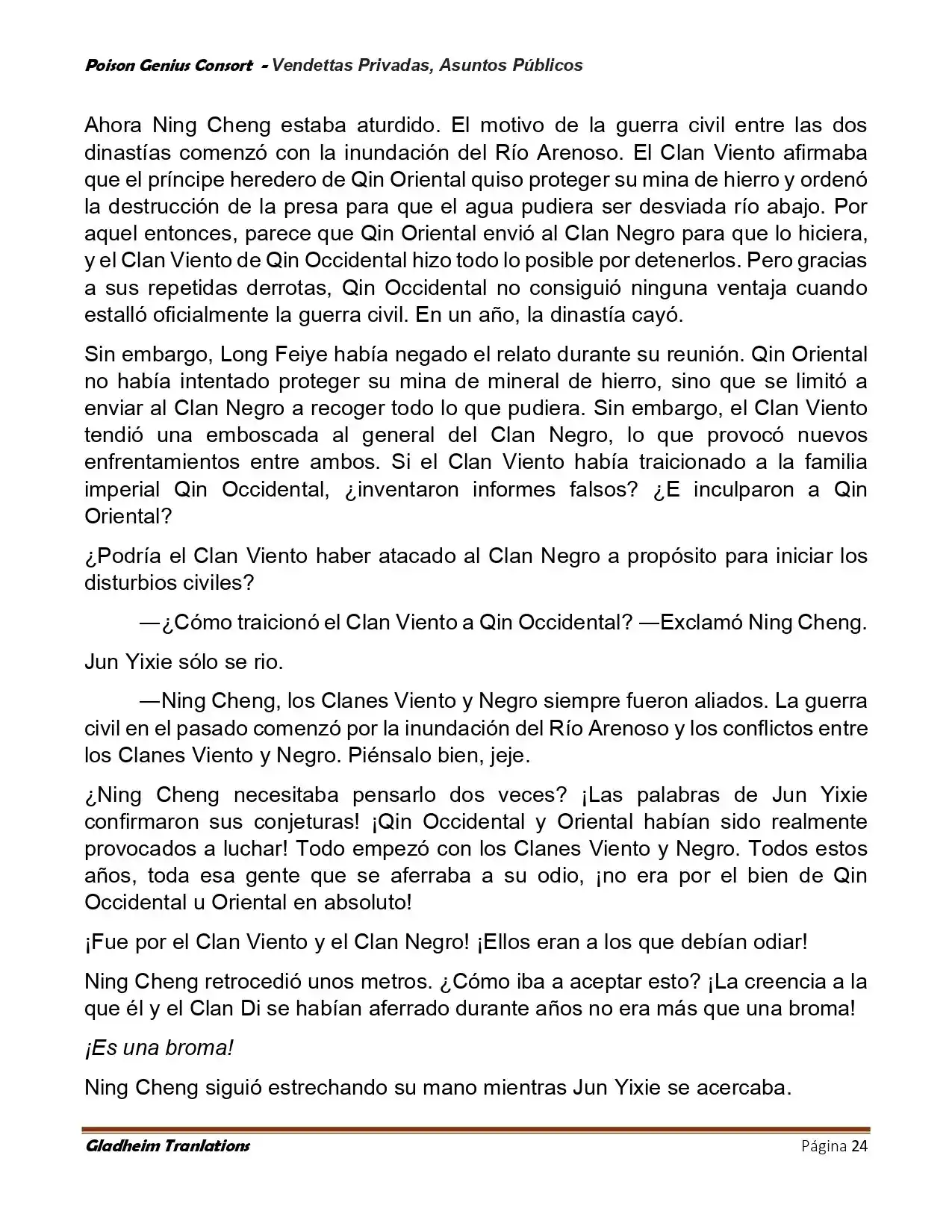 Poison Genious Consort (Novela) - Capítulo 407 - Página 24 - LectorTMOo