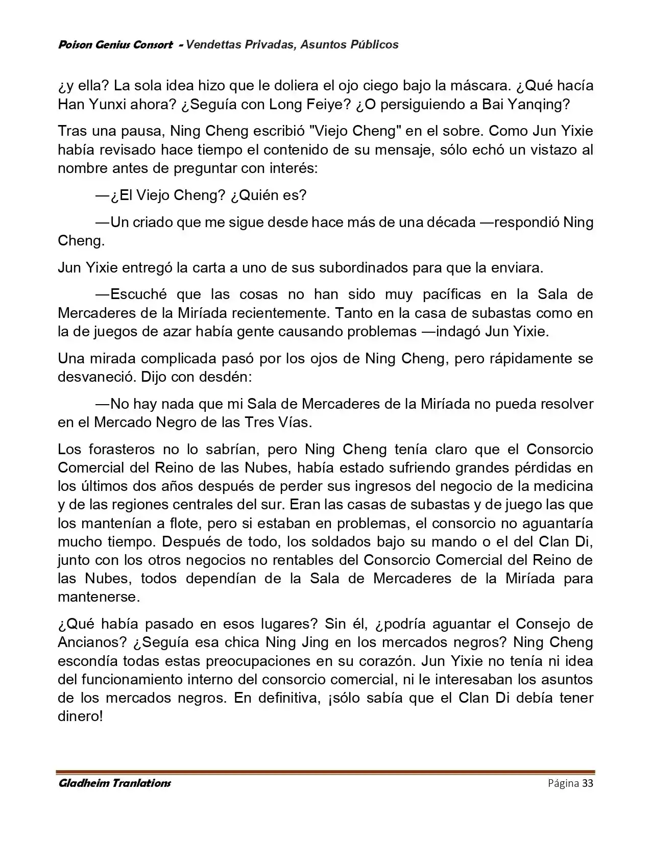 Poison Genious Consort (Novela) - Capítulo 407 - Página 33 - LectorTMOo