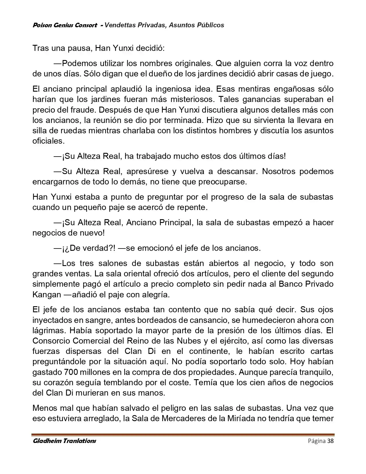 Poison Genious Consort (Novela) - Capítulo 407 - Página 38 - LectorTMOo