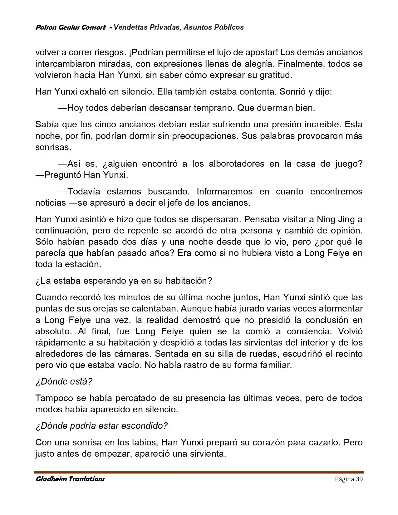 Poison Genious Consort (Novela) - Capítulo 407 - Página 39 - LectorTMOo