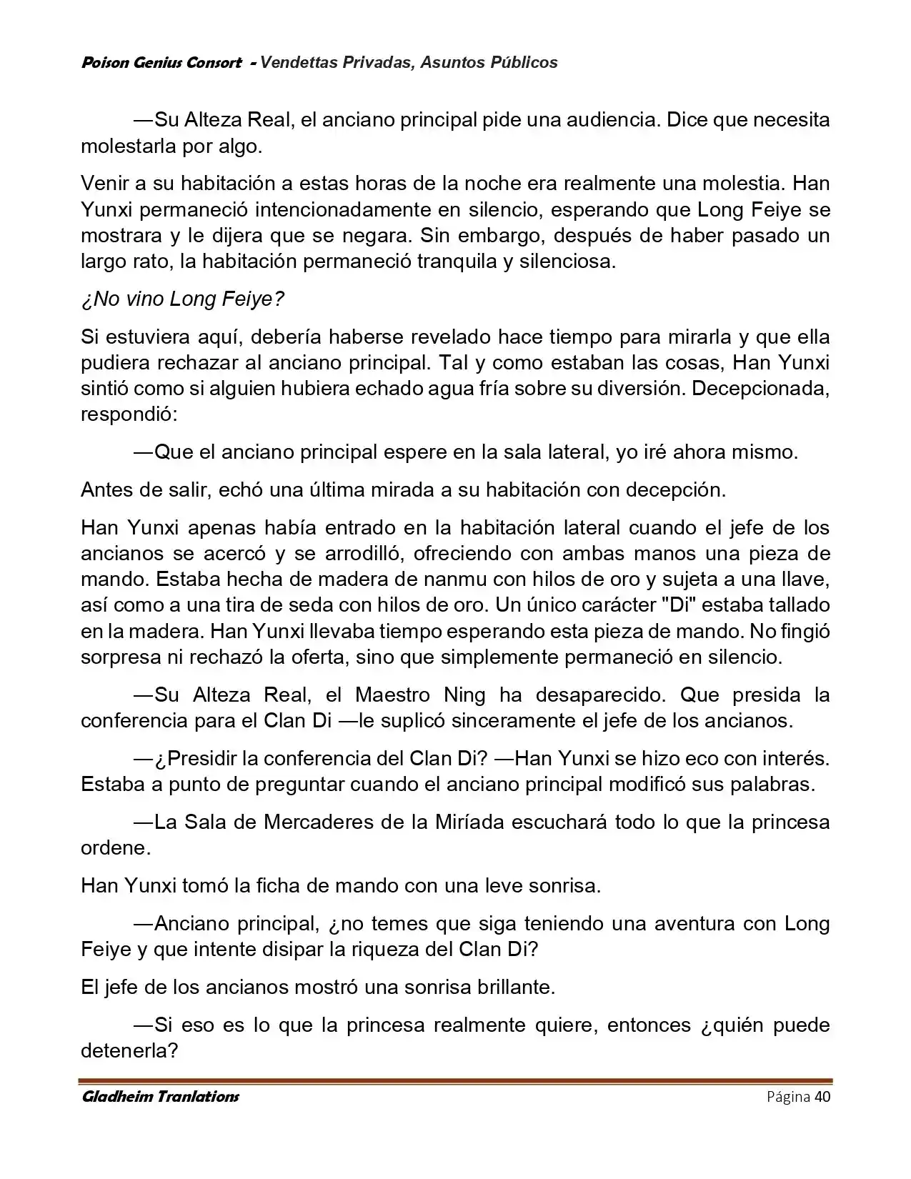 Poison Genious Consort (Novela) - Capítulo 407 - Página 40 - LectorTMOo