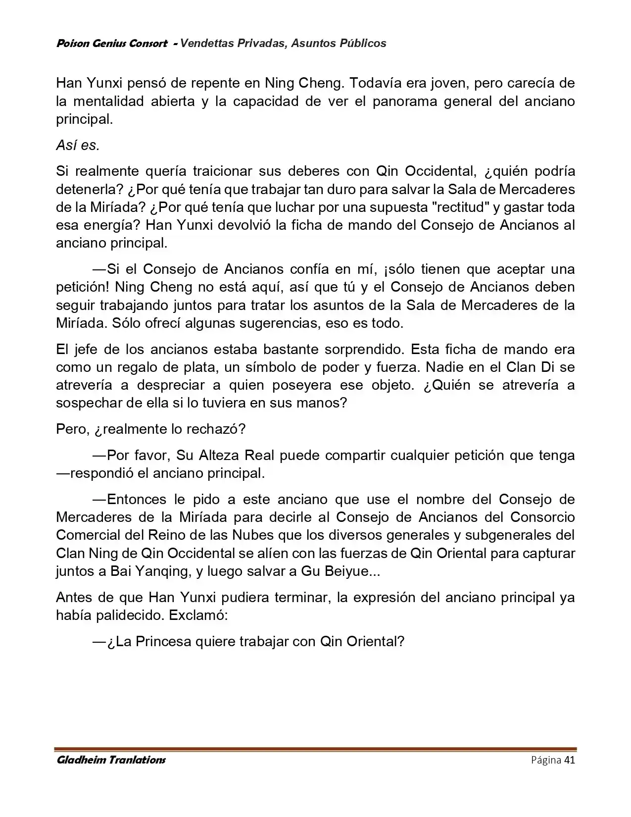 Poison Genious Consort (Novela) - Capítulo 407 - Página 41 - LectorTMOo