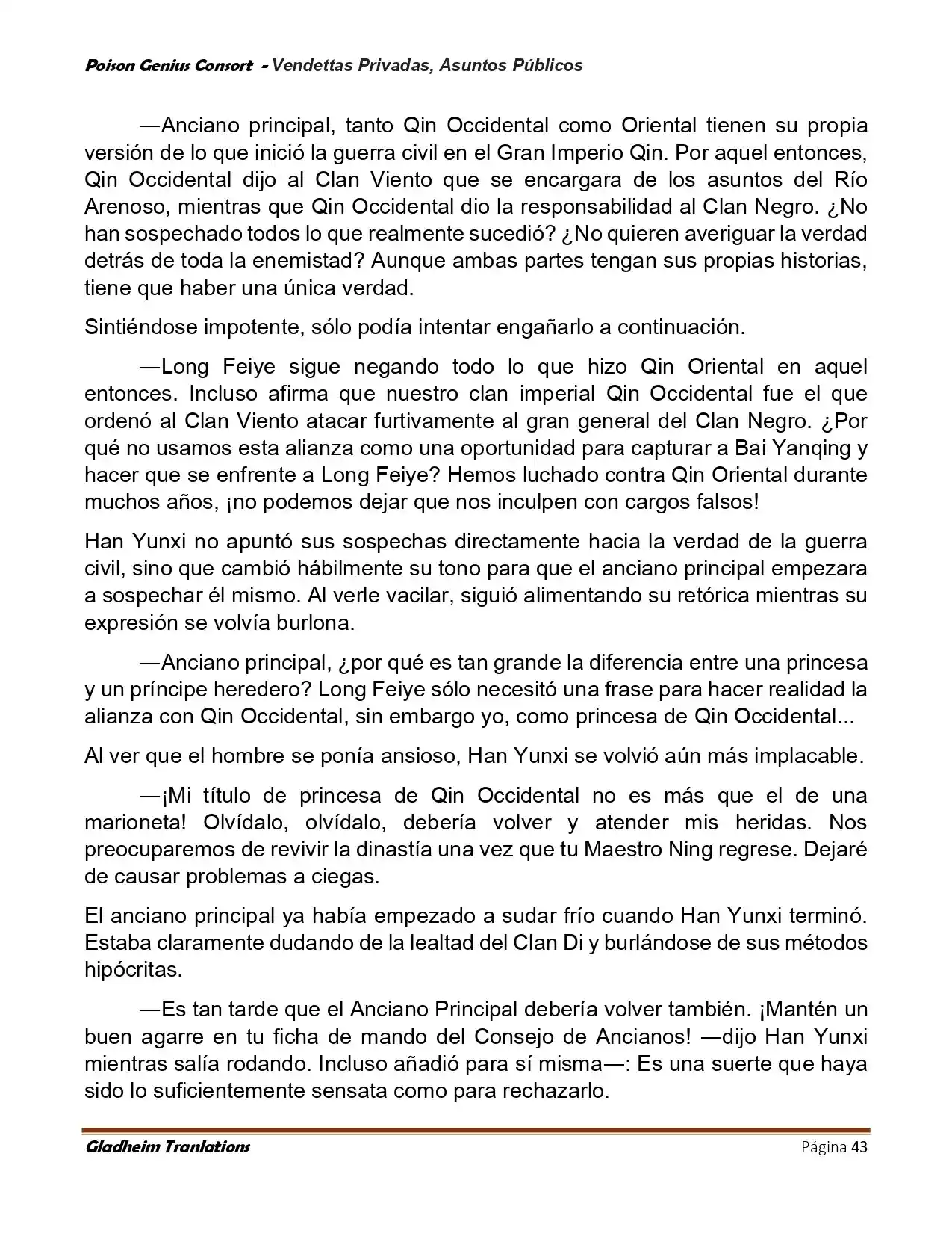 Poison Genious Consort (Novela) - Capítulo 407 - Página 43 - LectorTMOo