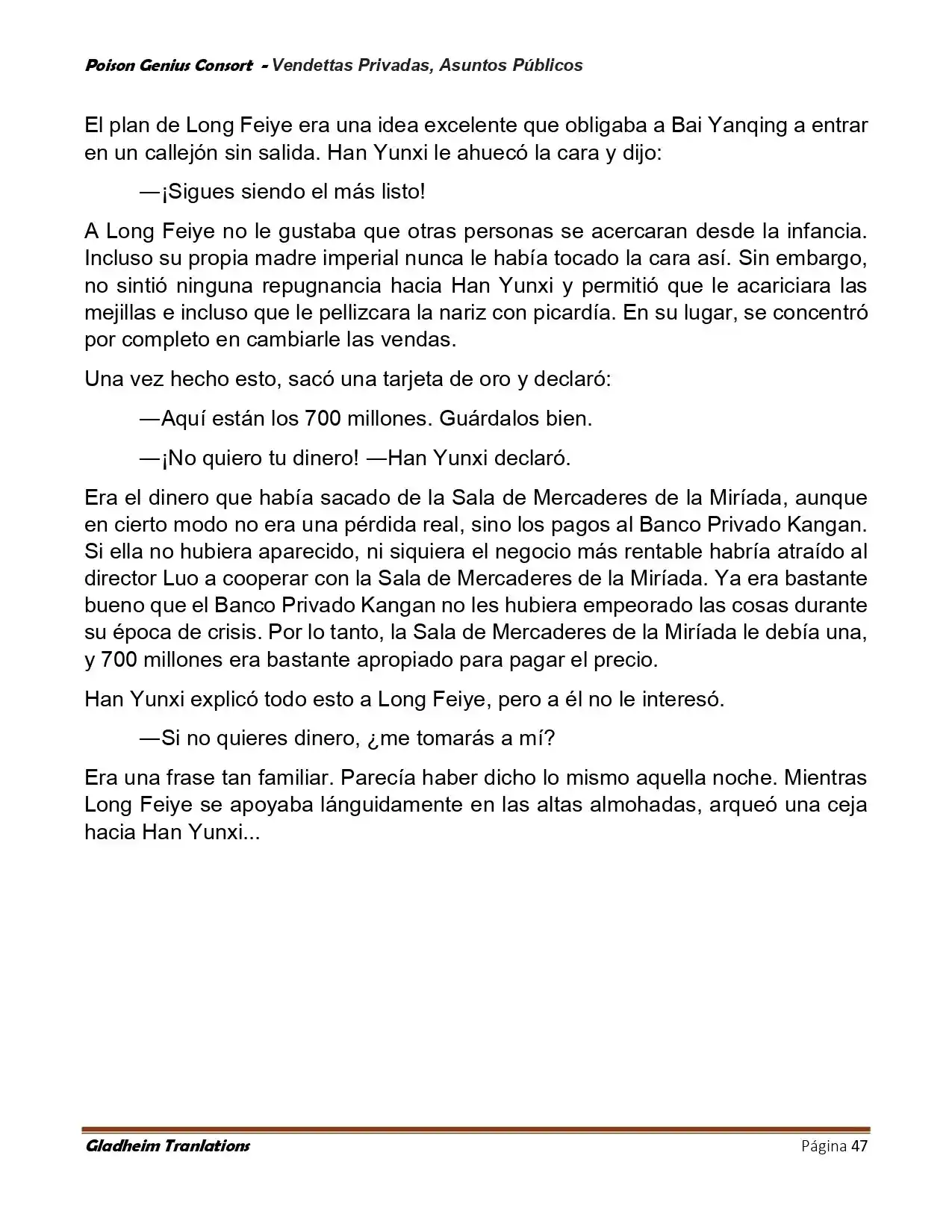 Poison Genious Consort (Novela) - Capítulo 407 - Página 47 - LectorTMOo
