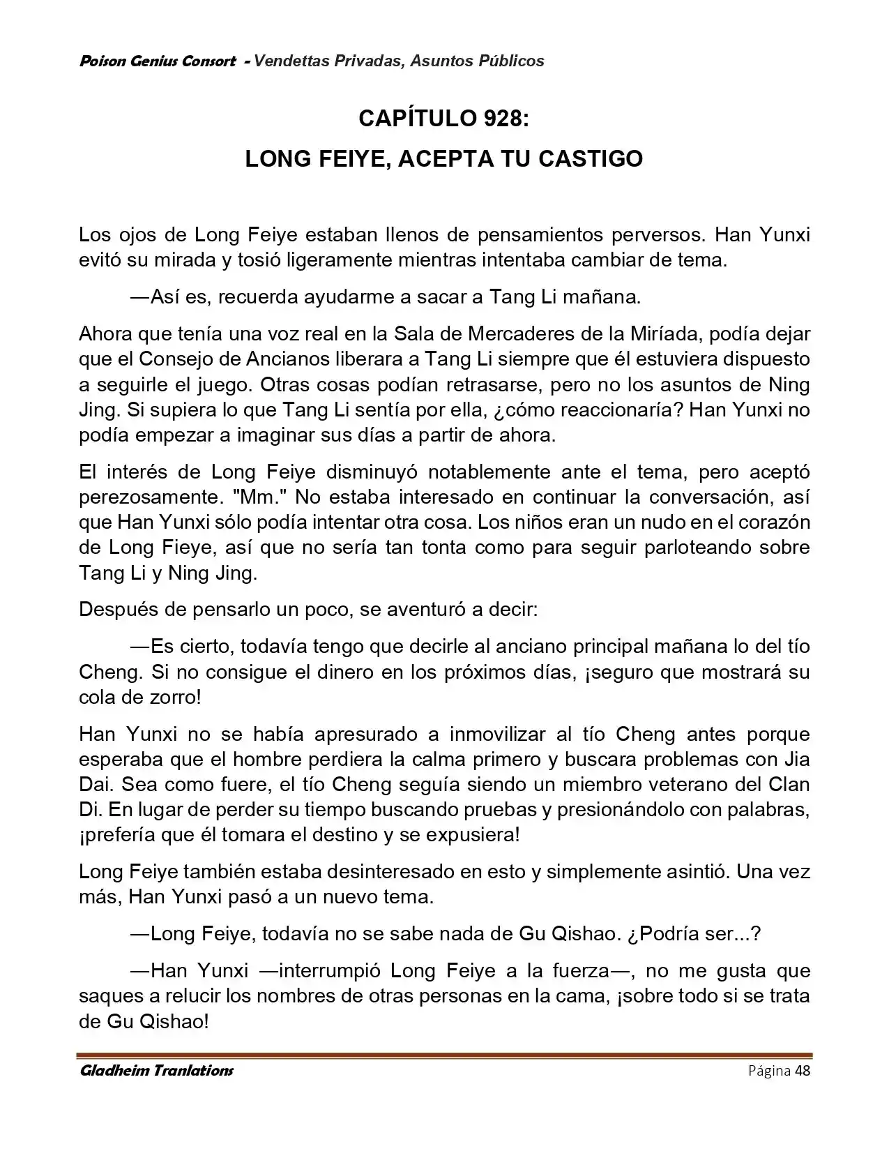 Poison Genious Consort (Novela) - Capítulo 407 - Página 48 - LectorTMOo
