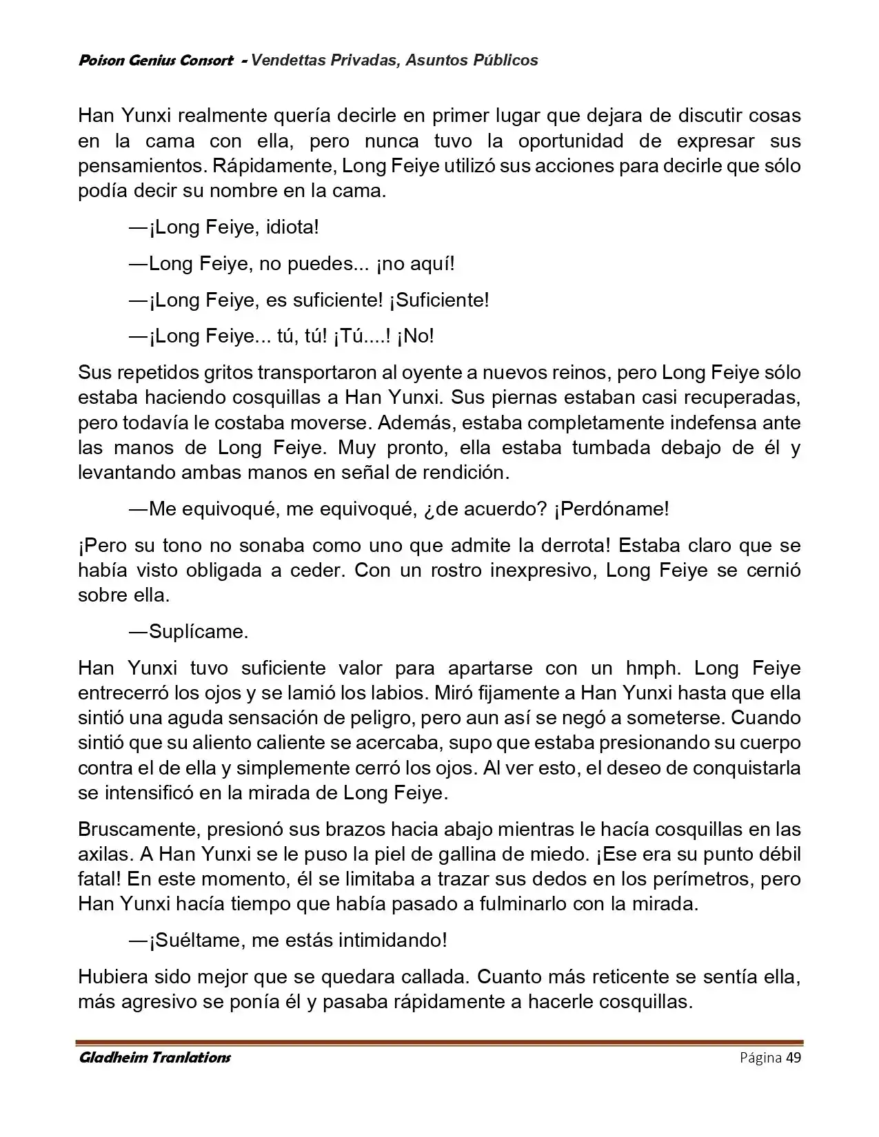 Poison Genious Consort (Novela) - Capítulo 407 - Página 49 - LectorTMOo