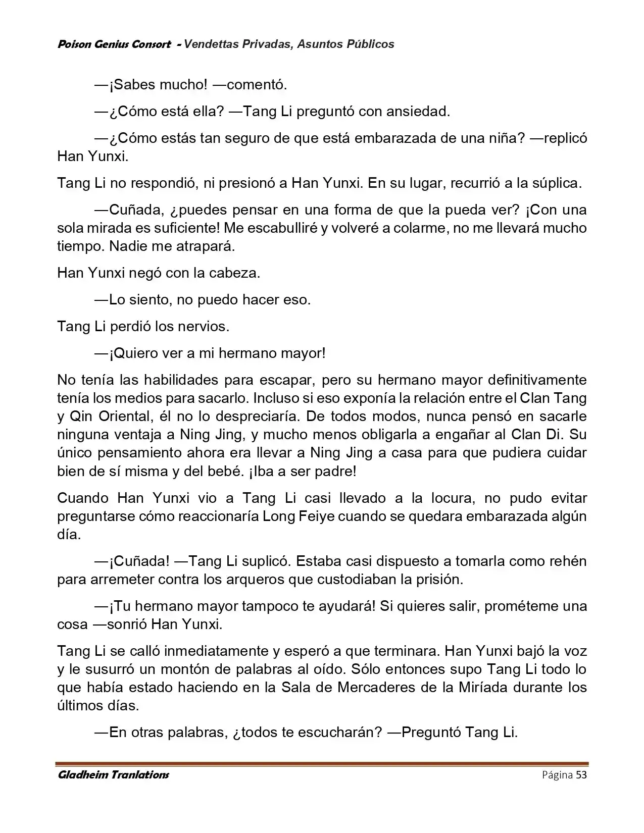 Poison Genious Consort (Novela) - Capítulo 407 - Página 53 - LectorTMOo