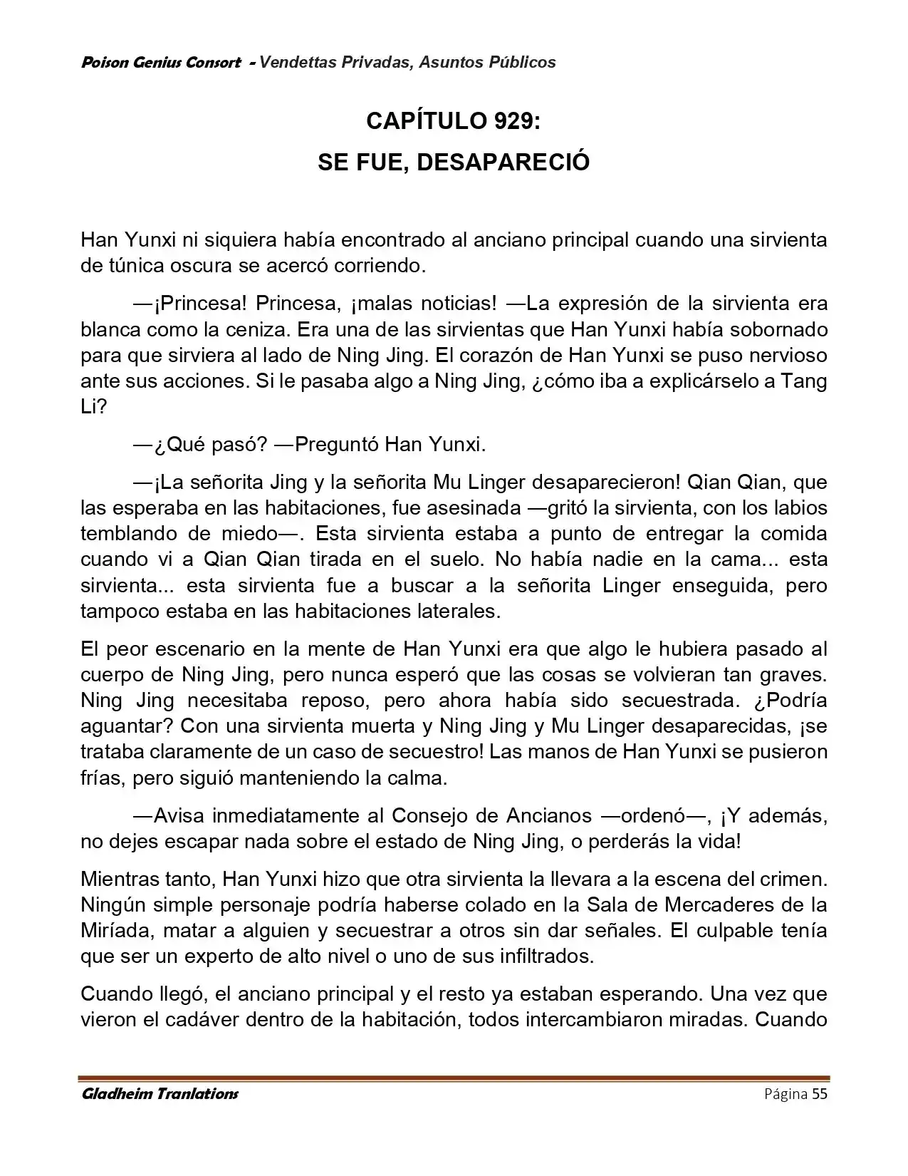 Poison Genious Consort (Novela) - Capítulo 407 - Página 55 - LectorTMOo