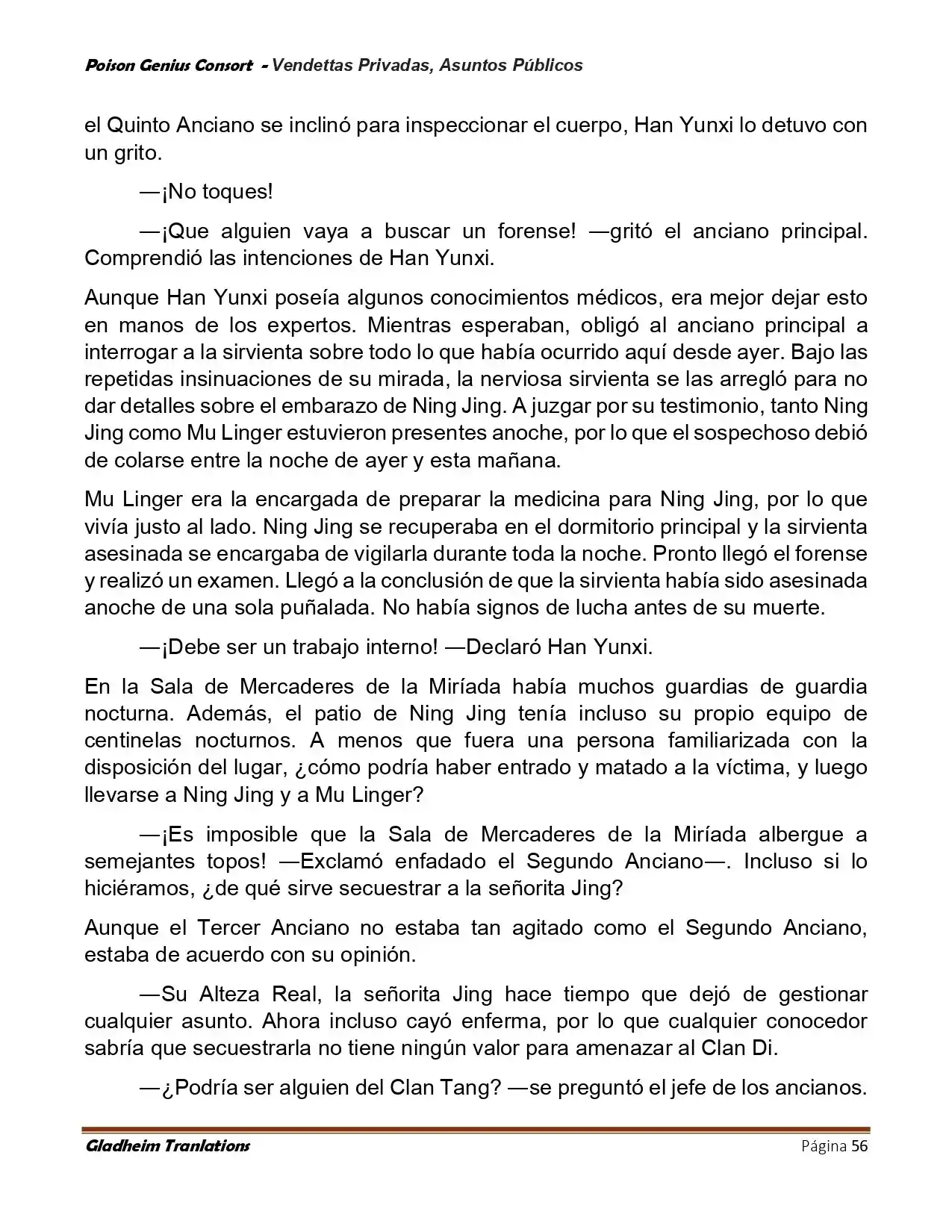 Poison Genious Consort (Novela) - Capítulo 407 - Página 56 - LectorTMOo