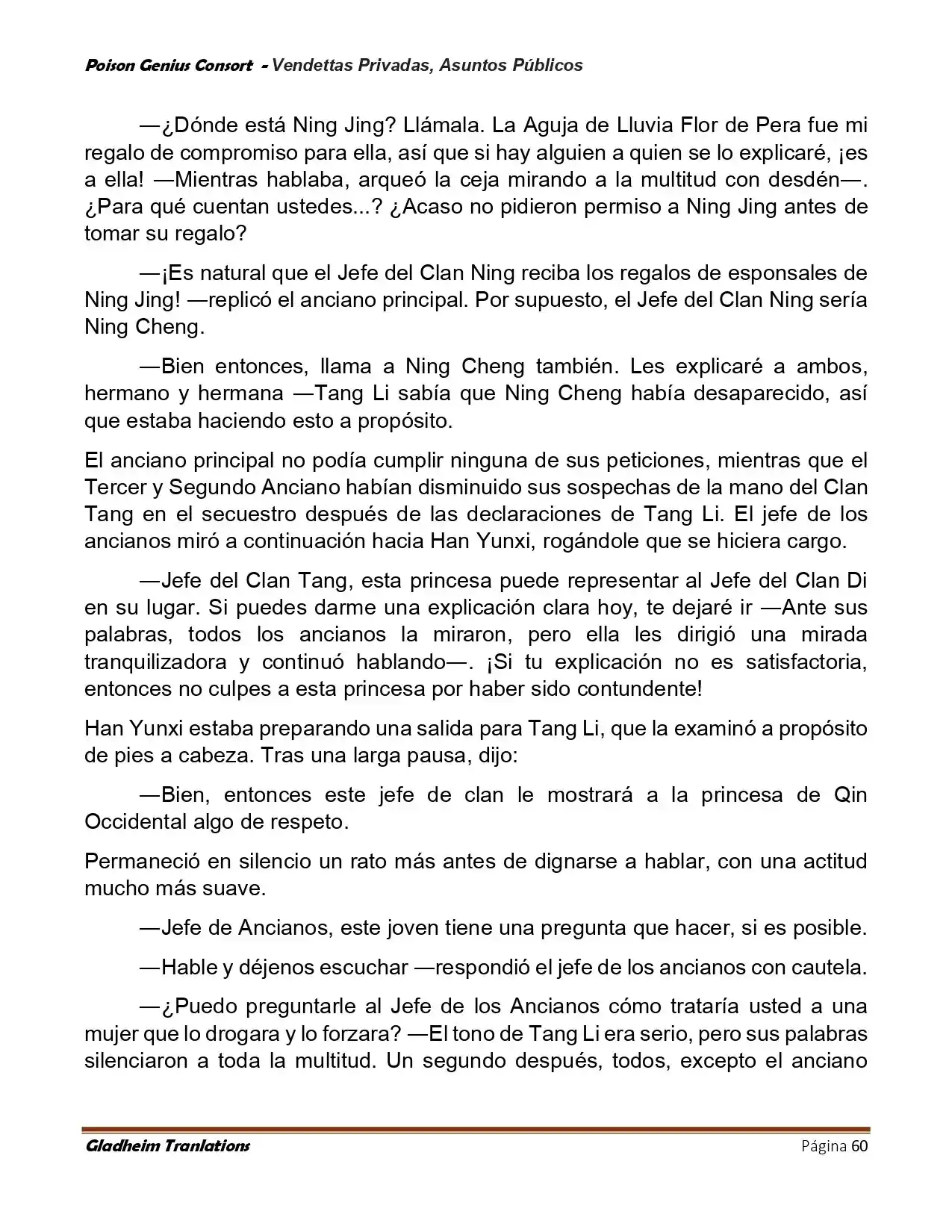 Poison Genious Consort (Novela) - Capítulo 407 - Página 60 - LectorTMOo