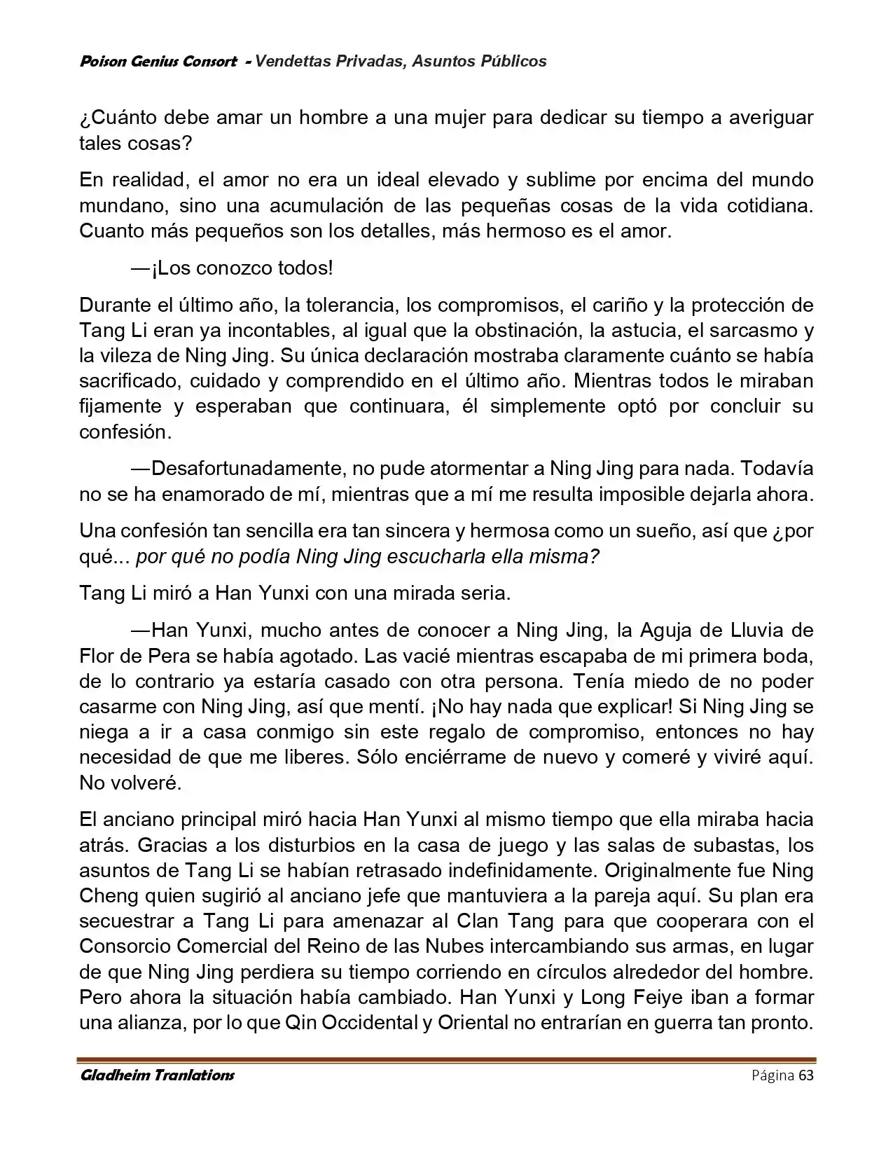 Poison Genious Consort (Novela) - Capítulo 407 - Página 63 - LectorTMOo