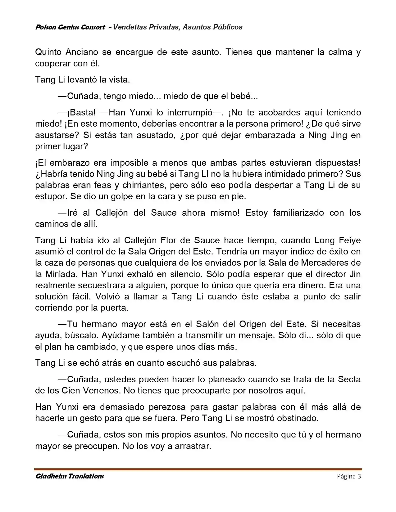Poison Genious Consort (Novela) - Capítulo 408 - Página 3 - LectorTMOo