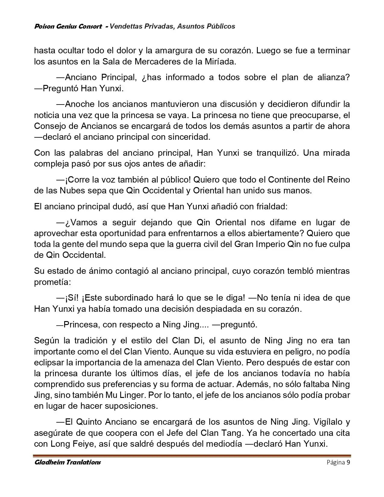 Poison Genious Consort (Novela) - Capítulo 408 - Página 9 - LectorTMOo