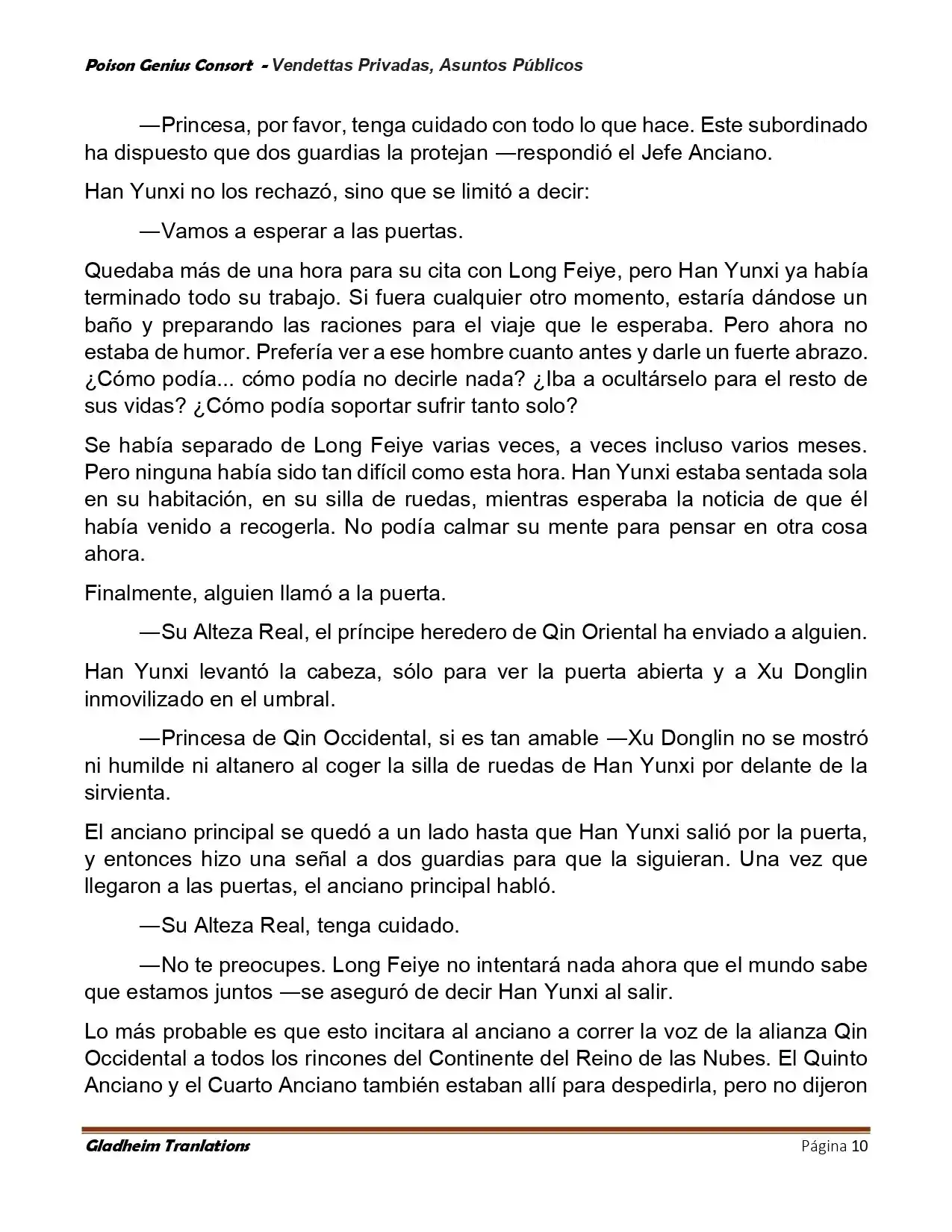 Poison Genious Consort (Novela) - Capítulo 408 - Página 10 - LectorTMOo