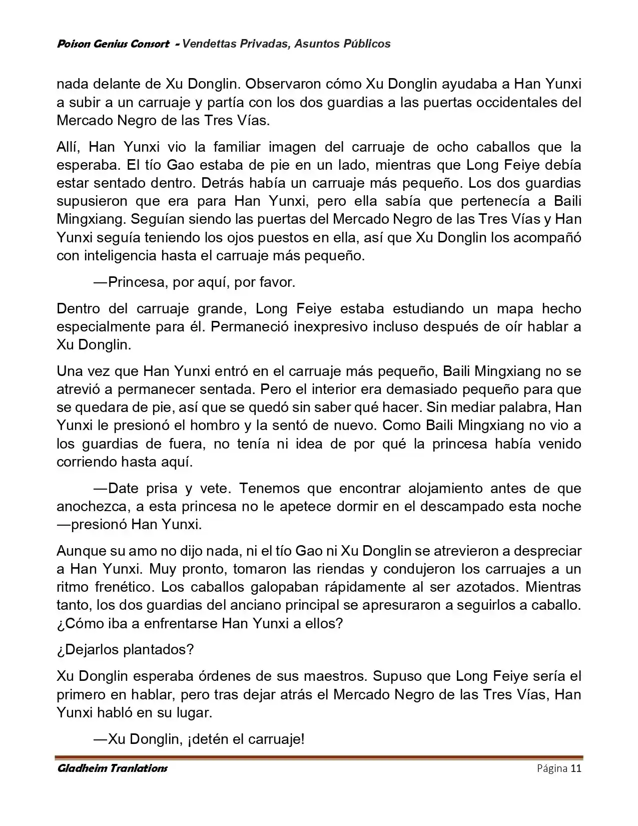 Poison Genious Consort (Novela) - Capítulo 408 - Página 11 - LectorTMOo