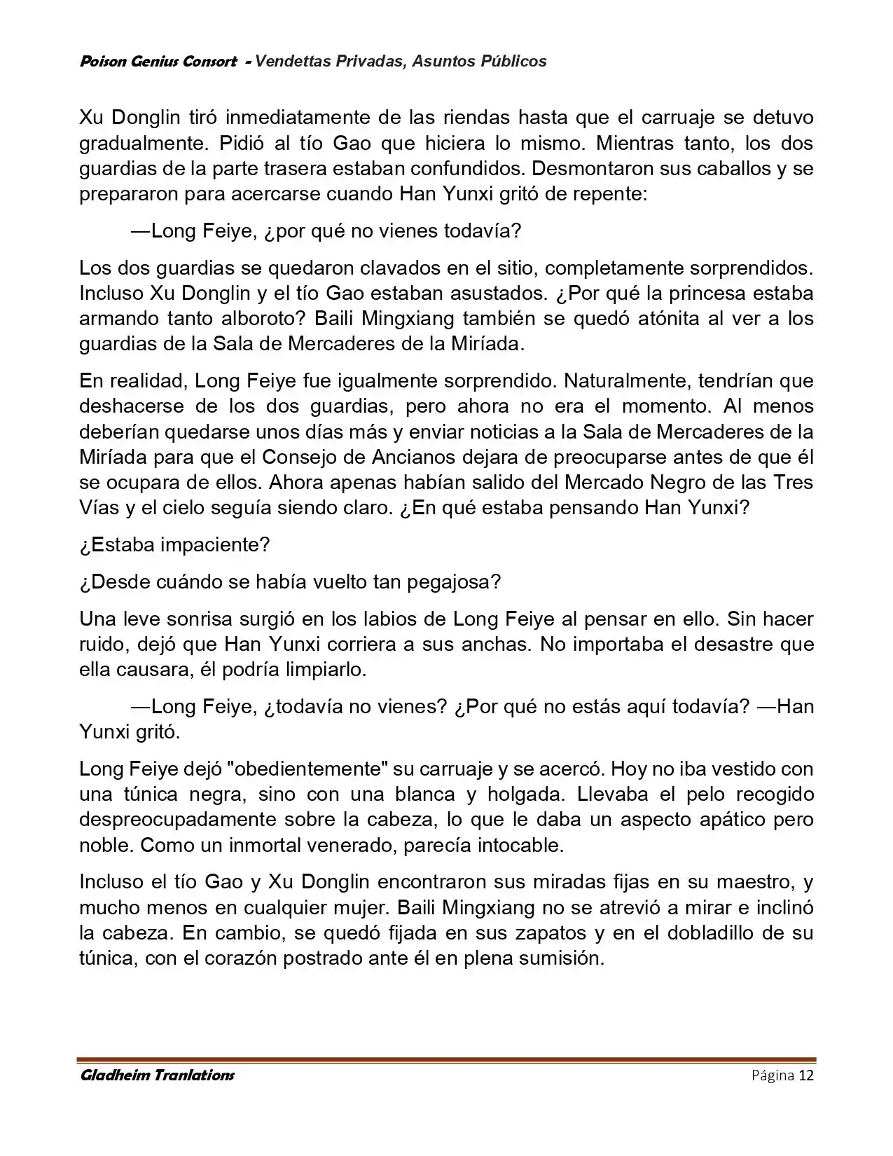 Poison Genious Consort (Novela) - Capítulo 408 - Página 12 - LectorTMOo