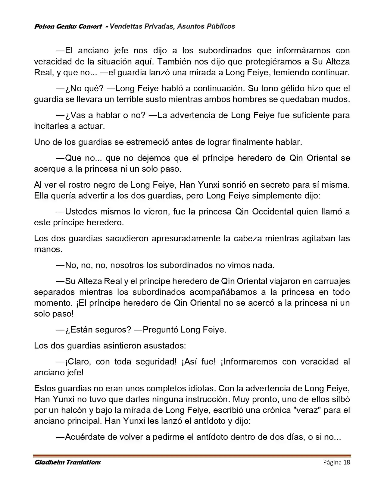 Poison Genious Consort (Novela) - Capítulo 408 - Página 18 - LectorTMOo