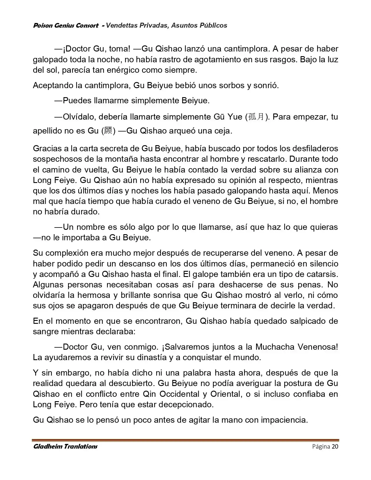 Poison Genious Consort (Novela) - Capítulo 408 - Página 20 - LectorTMOo