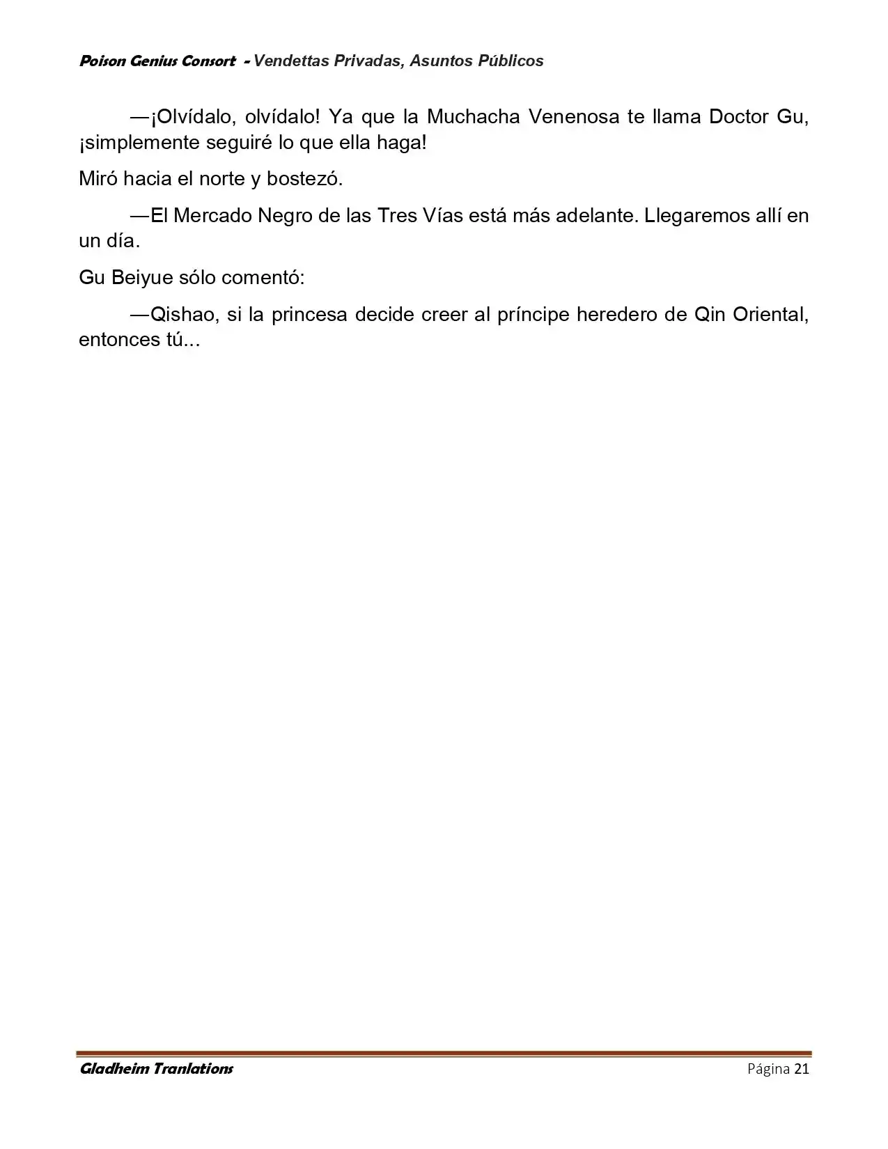 Poison Genious Consort (Novela) - Capítulo 408 - Página 21 - LectorTMOo