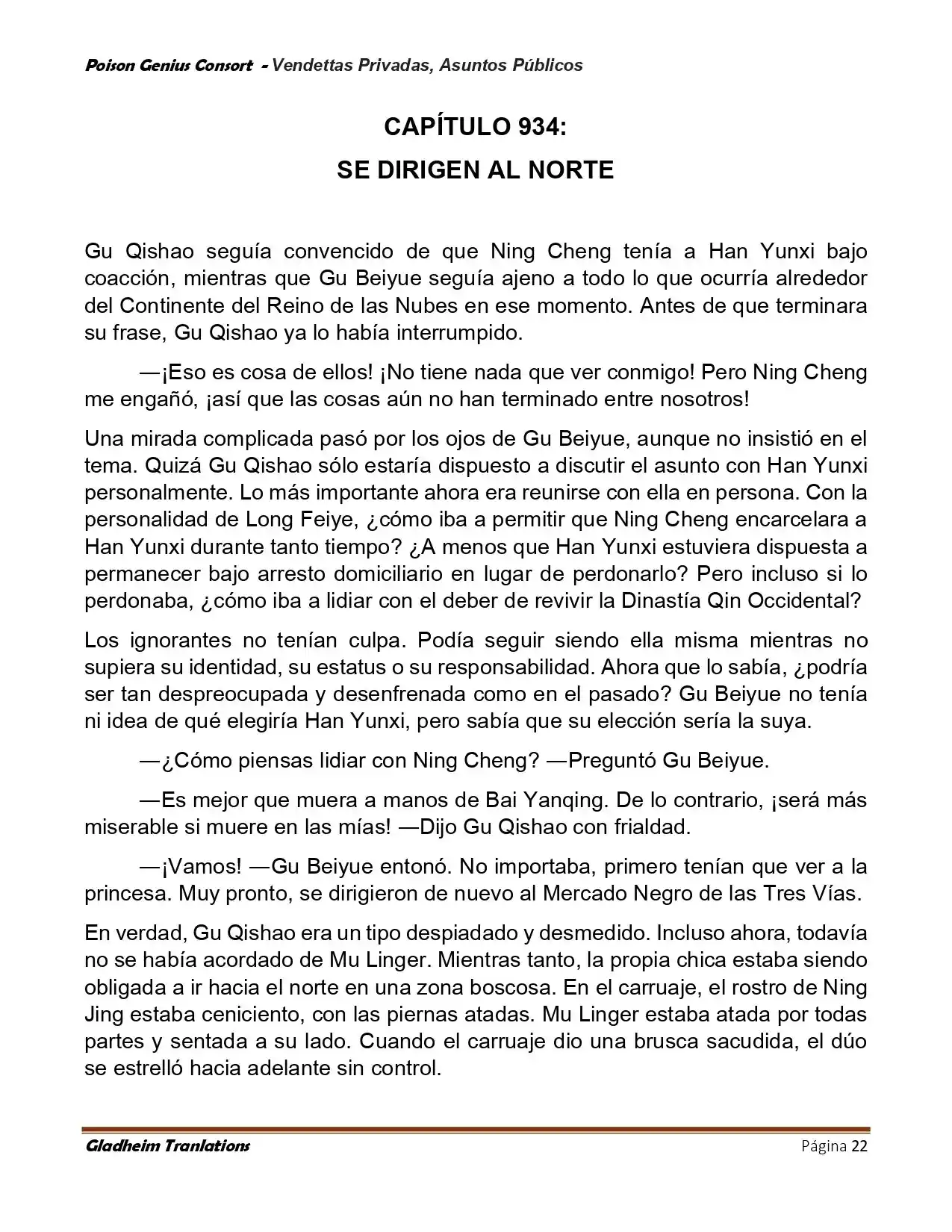 Poison Genious Consort (Novela) - Capítulo 408 - Página 22 - LectorTMOo