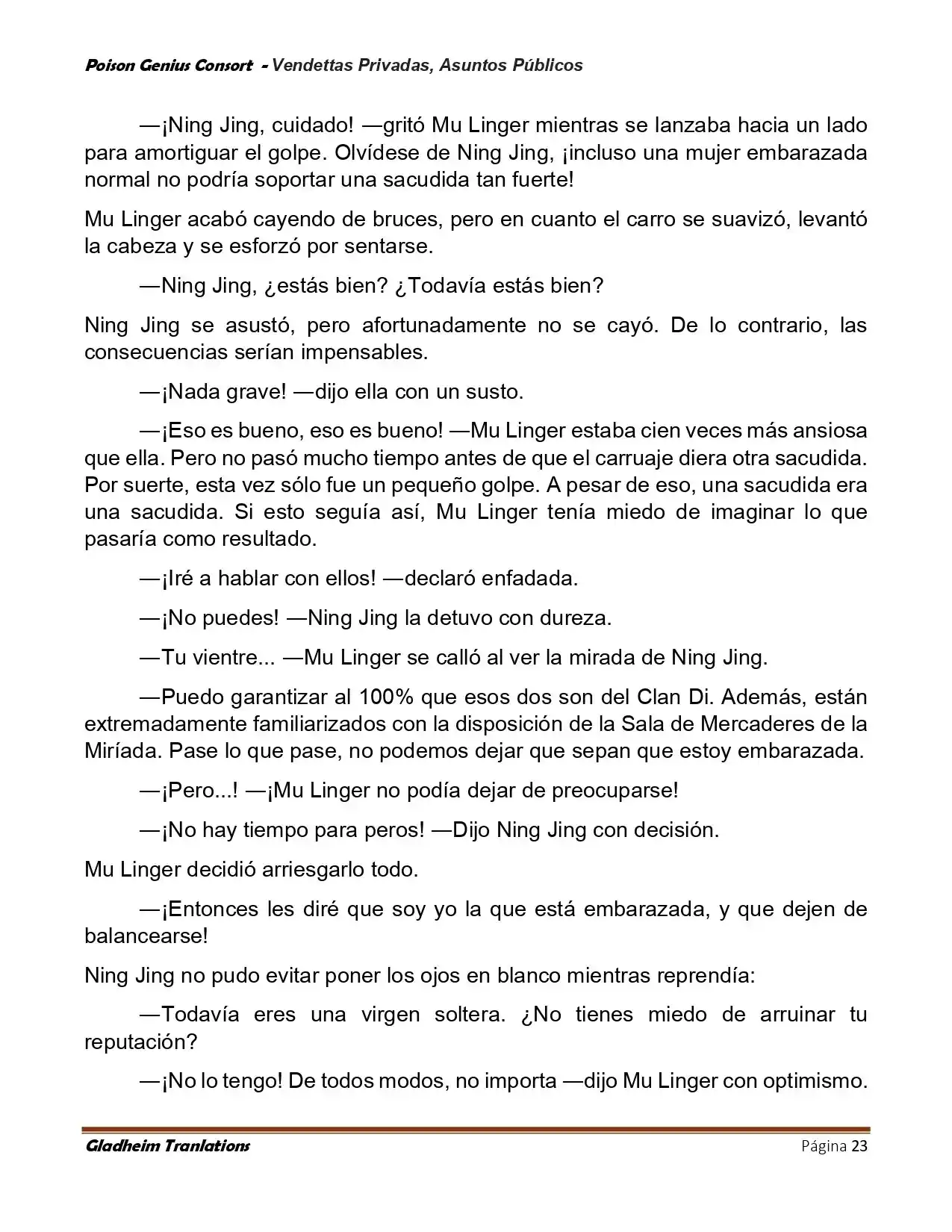 Poison Genious Consort (Novela) - Capítulo 408 - Página 23 - LectorTMOo
