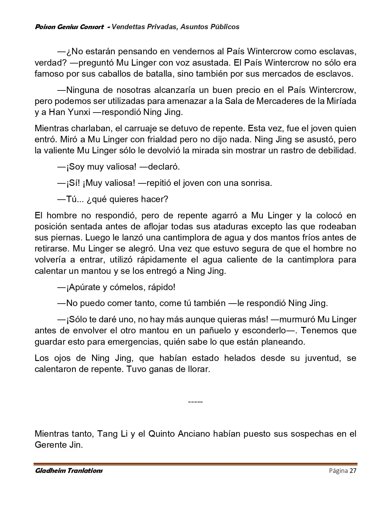 Poison Genious Consort (Novela) - Capítulo 408 - Página 27 - LectorTMOo