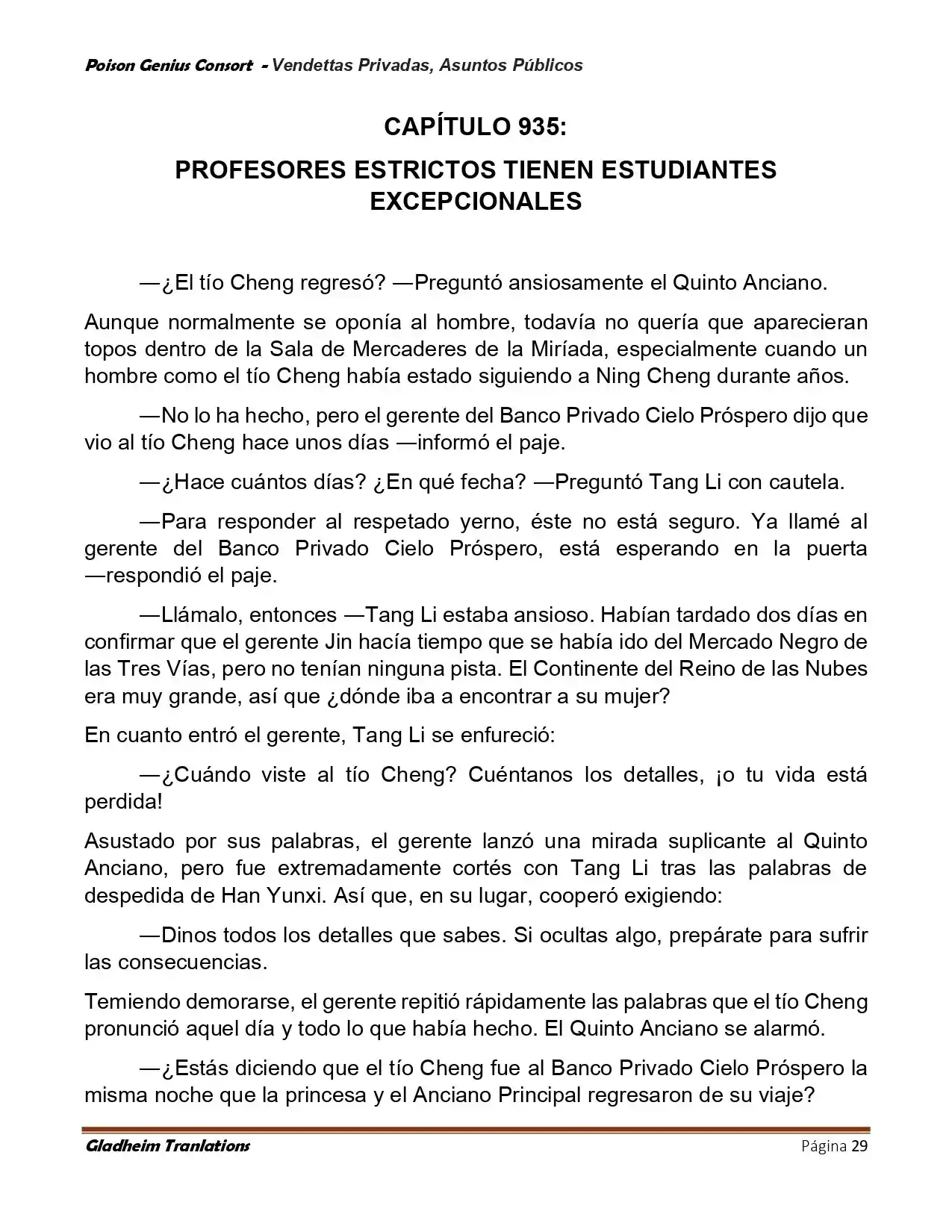 Poison Genious Consort (Novela) - Capítulo 408 - Página 29 - LectorTMOo