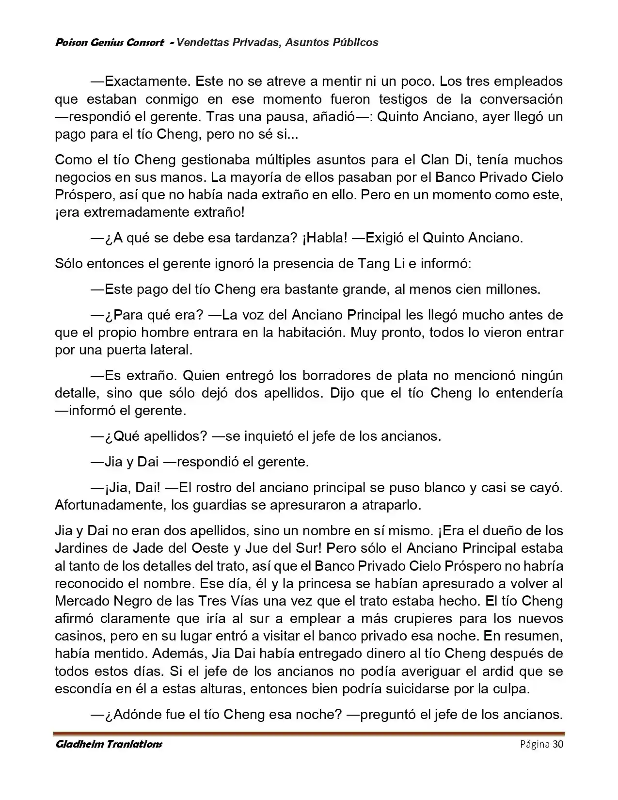 Poison Genious Consort (Novela) - Capítulo 408 - Página 30 - LectorTMOo