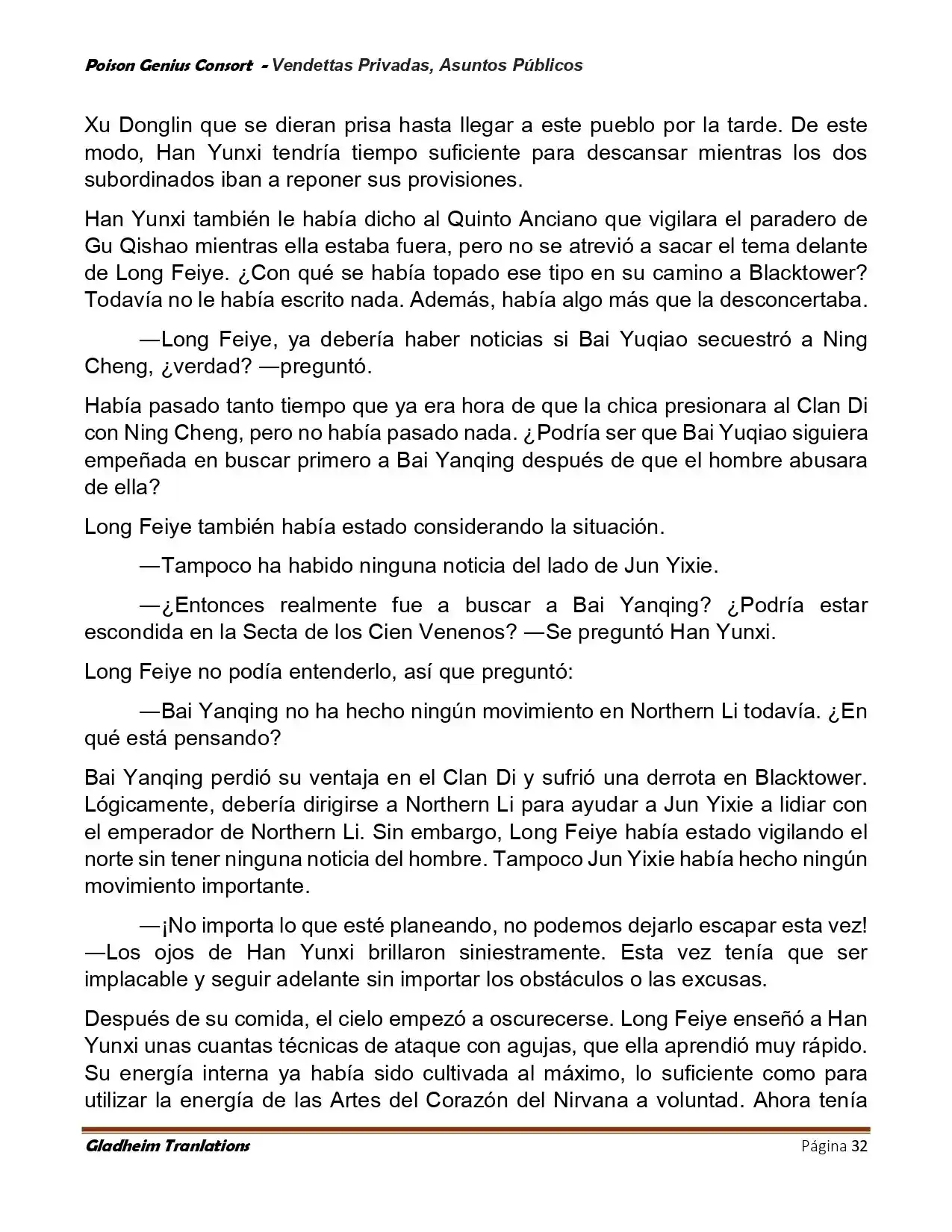 Poison Genious Consort (Novela) - Capítulo 408 - Página 32 - LectorTMOo