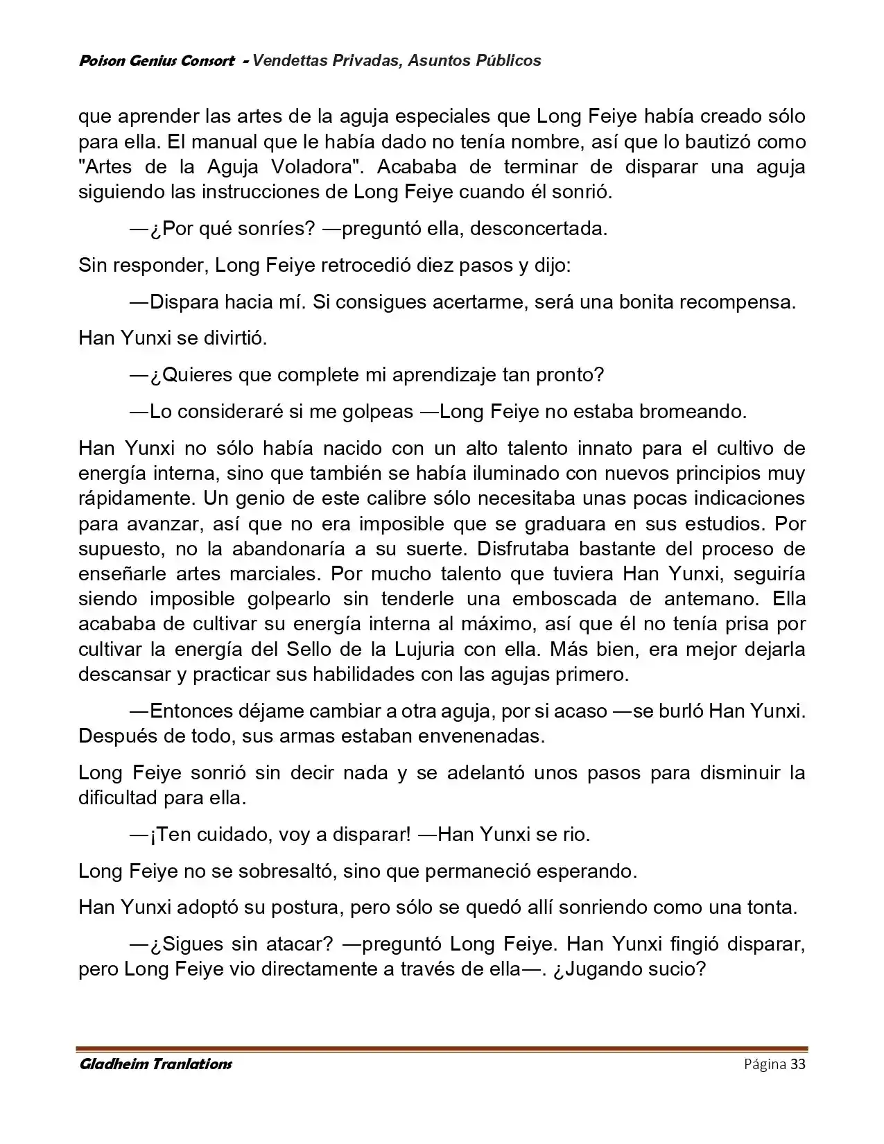 Poison Genious Consort (Novela) - Capítulo 408 - Página 33 - LectorTMOo