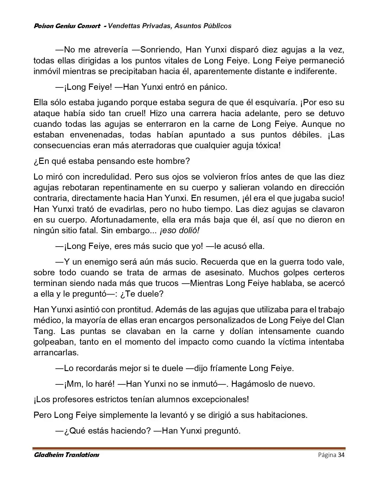 Poison Genious Consort (Novela) - Capítulo 408 - Página 34 - LectorTMOo