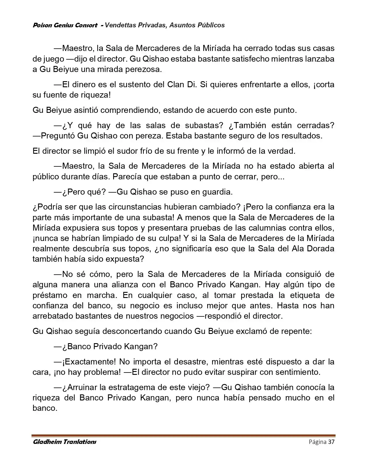Poison Genious Consort (Novela) - Capítulo 408 - Página 37 - LectorTMOo