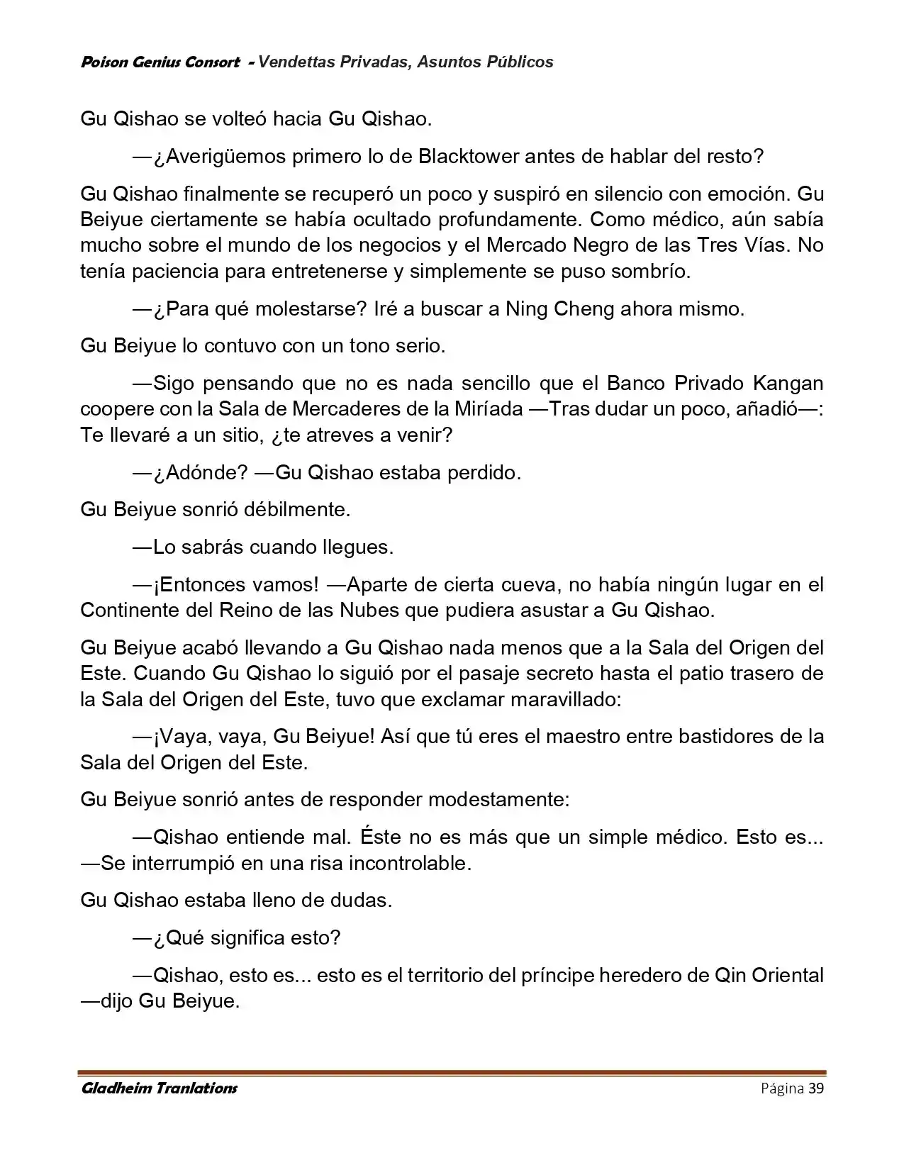 Poison Genious Consort (Novela) - Capítulo 408 - Página 39 - LectorTMOo