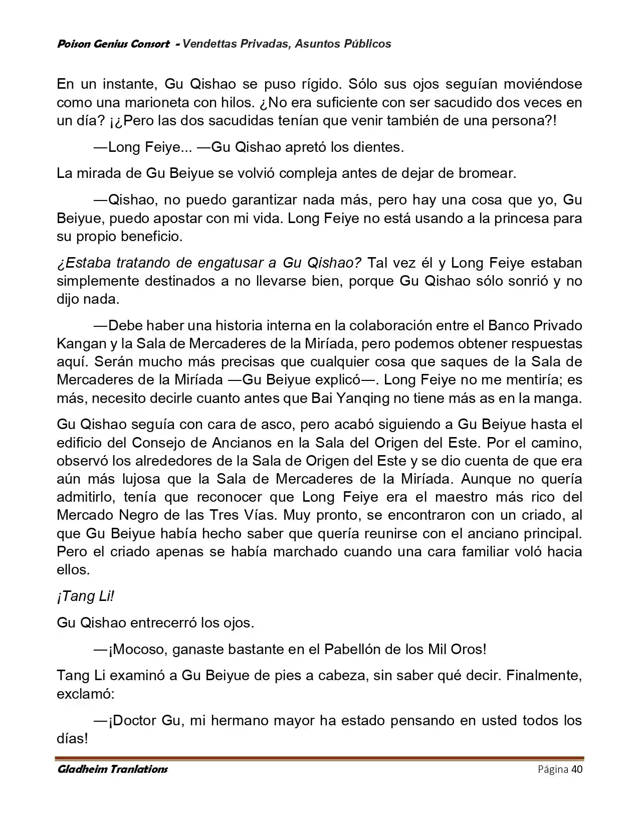Poison Genious Consort (Novela) - Capítulo 408 - Página 40 - LectorTMOo