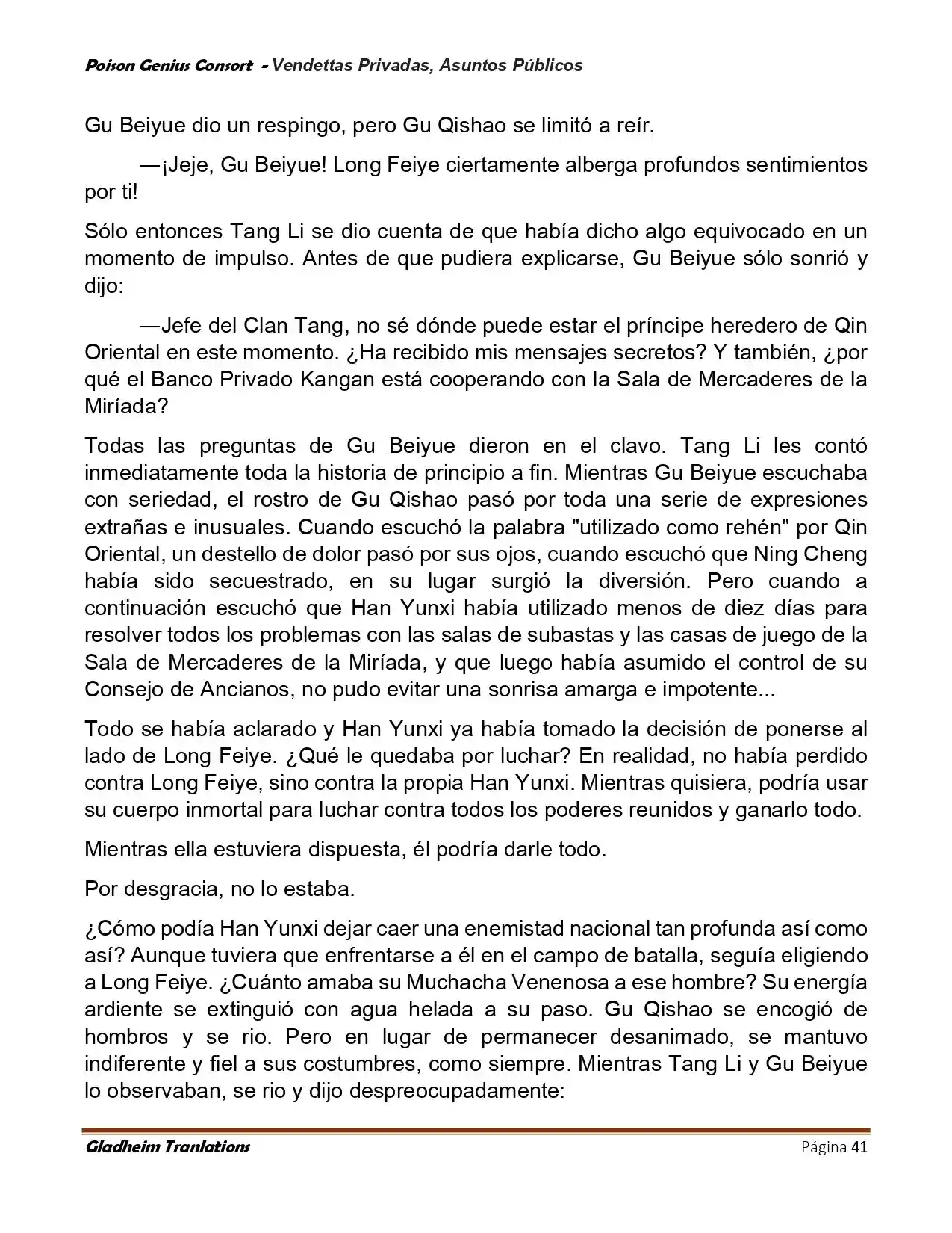 Poison Genious Consort (Novela) - Capítulo 408 - Página 41 - LectorTMOo