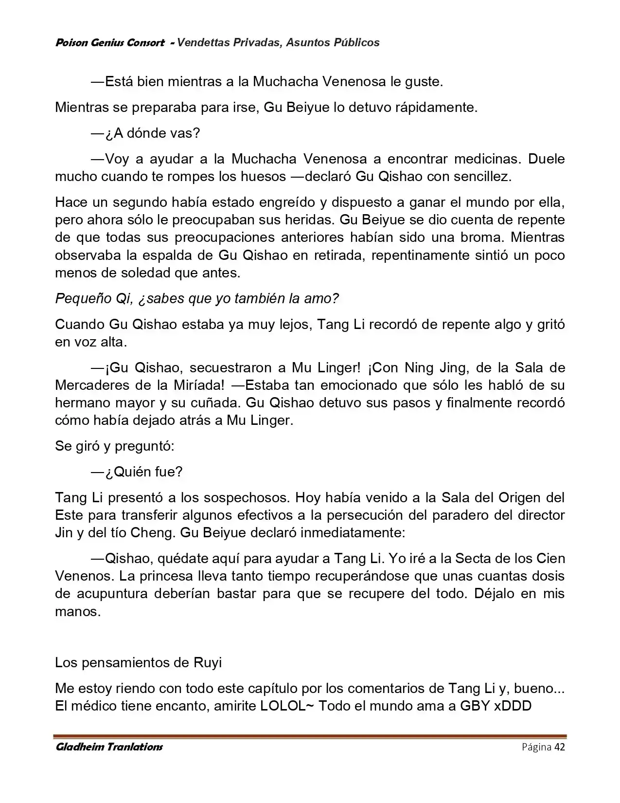 Poison Genious Consort (Novela) - Capítulo 408 - Página 42 - LectorTMOo
