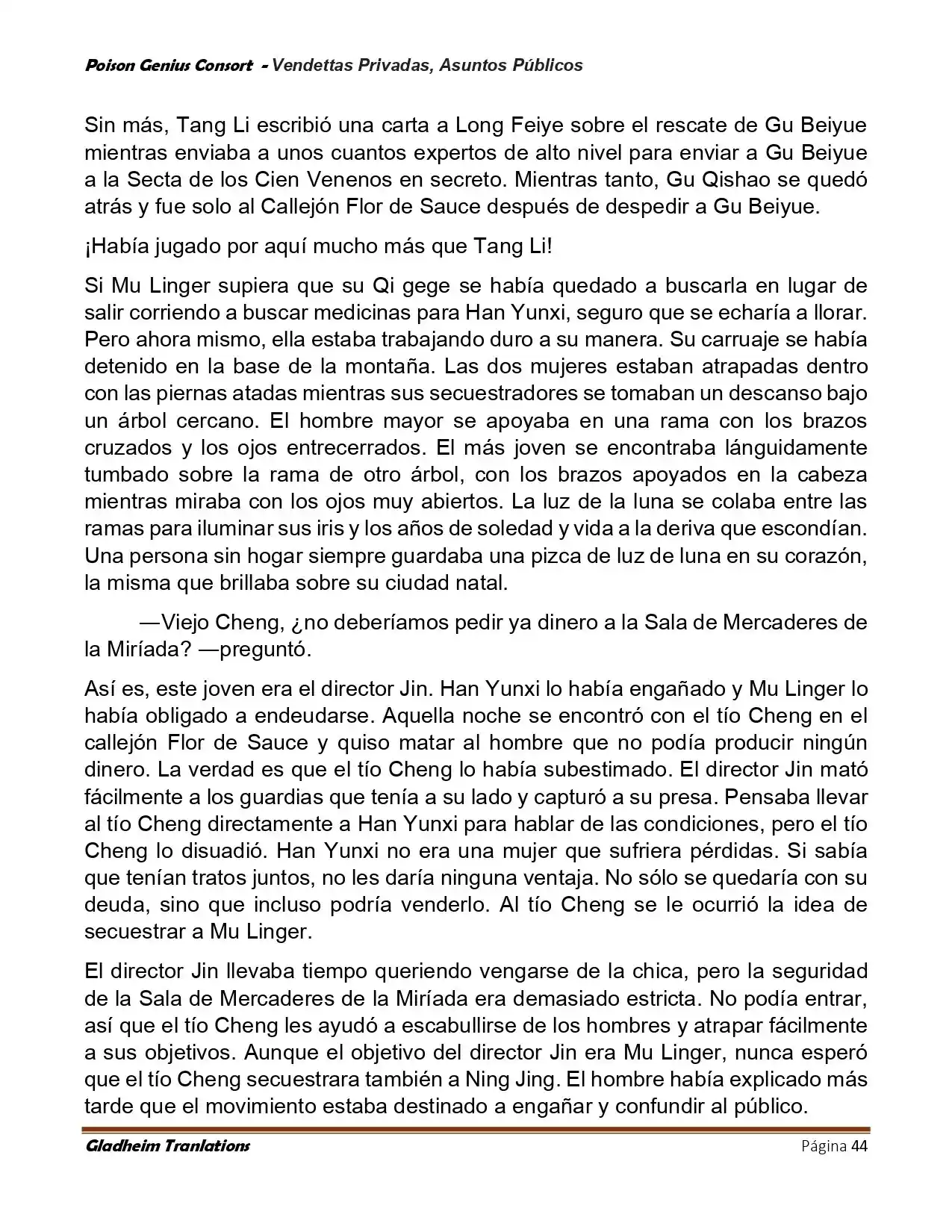 Poison Genious Consort (Novela) - Capítulo 408 - Página 44 - LectorTMOo